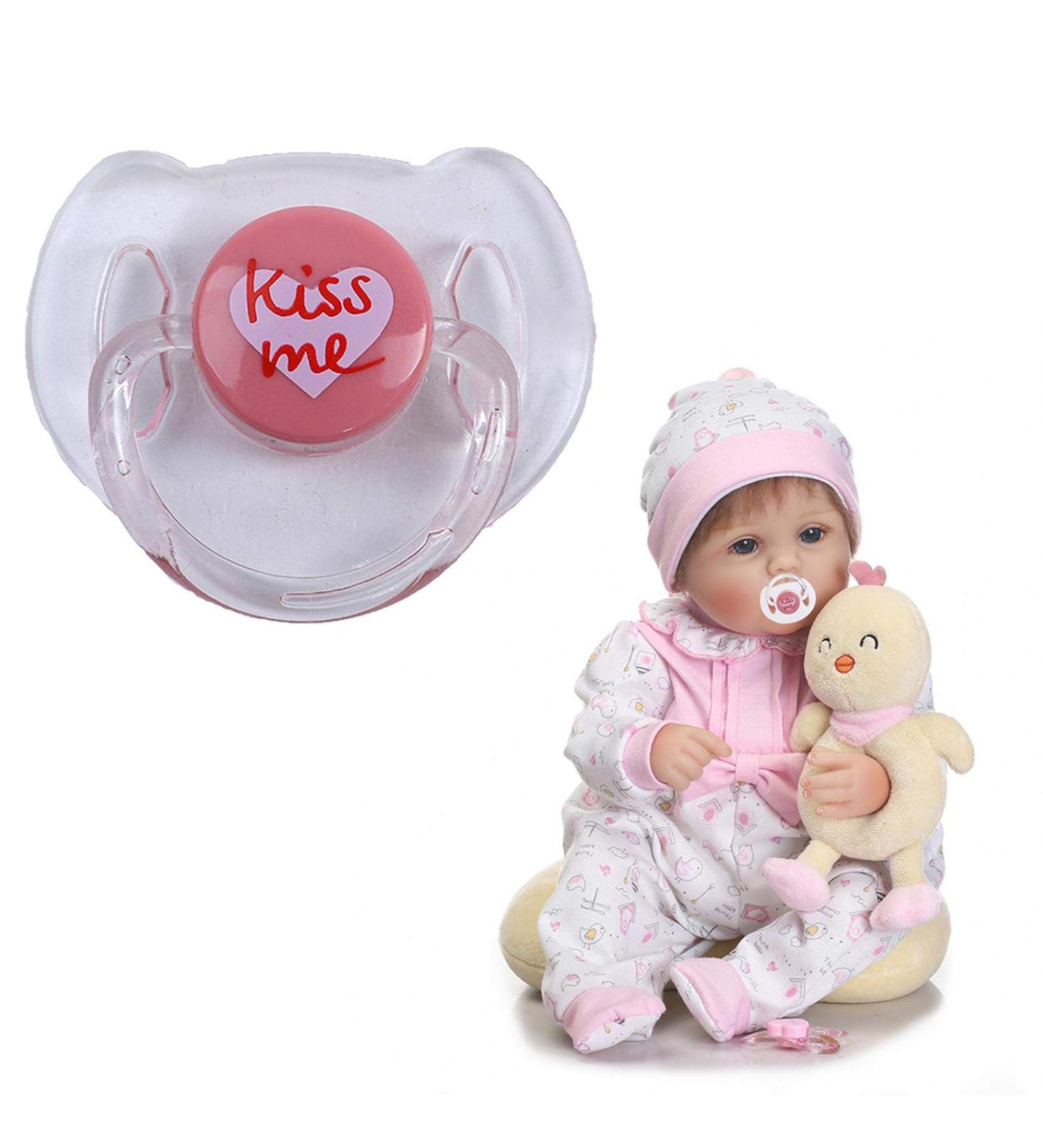Skrskr Baby Schnuller Accessories | Realistic Reborn Baby Dummy Magnet Pacifier for Dolls - Ideal Reborn Doll Supplies - Buy Online on GoSupps.com