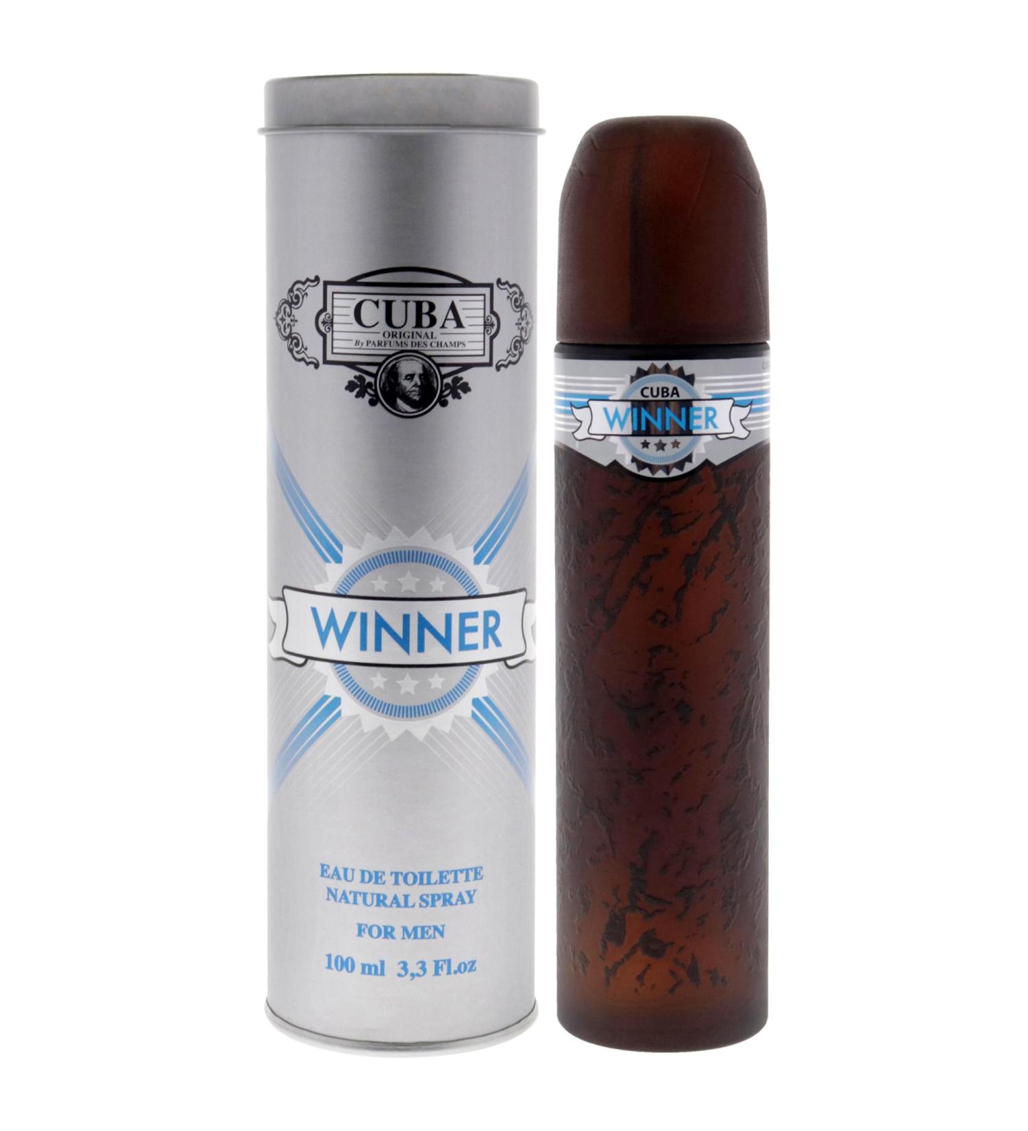 Cuba Winner Eau de Toilette Spray for Men Multi color 3.3 Ounce 100 Ml Multicolor 3.3 Ounce (Pack of 1) - Buy Online on GoSupps.com