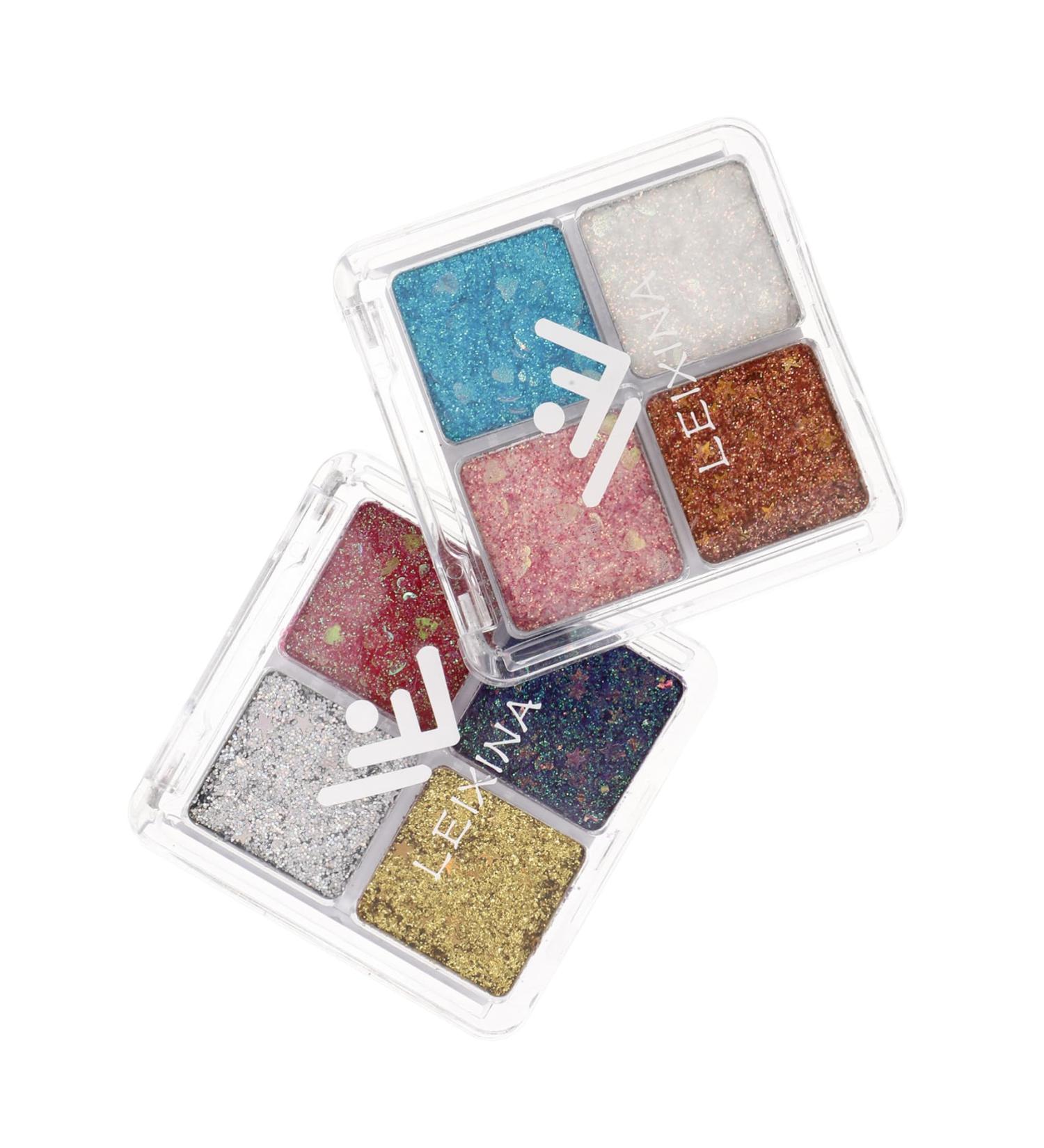 BELLIFFY 2pcs Glitter Eye Makeup Eye Glitter Makeup Glitter for Eyes Eye Shadow Palette Decorative Eyeshadow - Buy Online on GoSupps.com