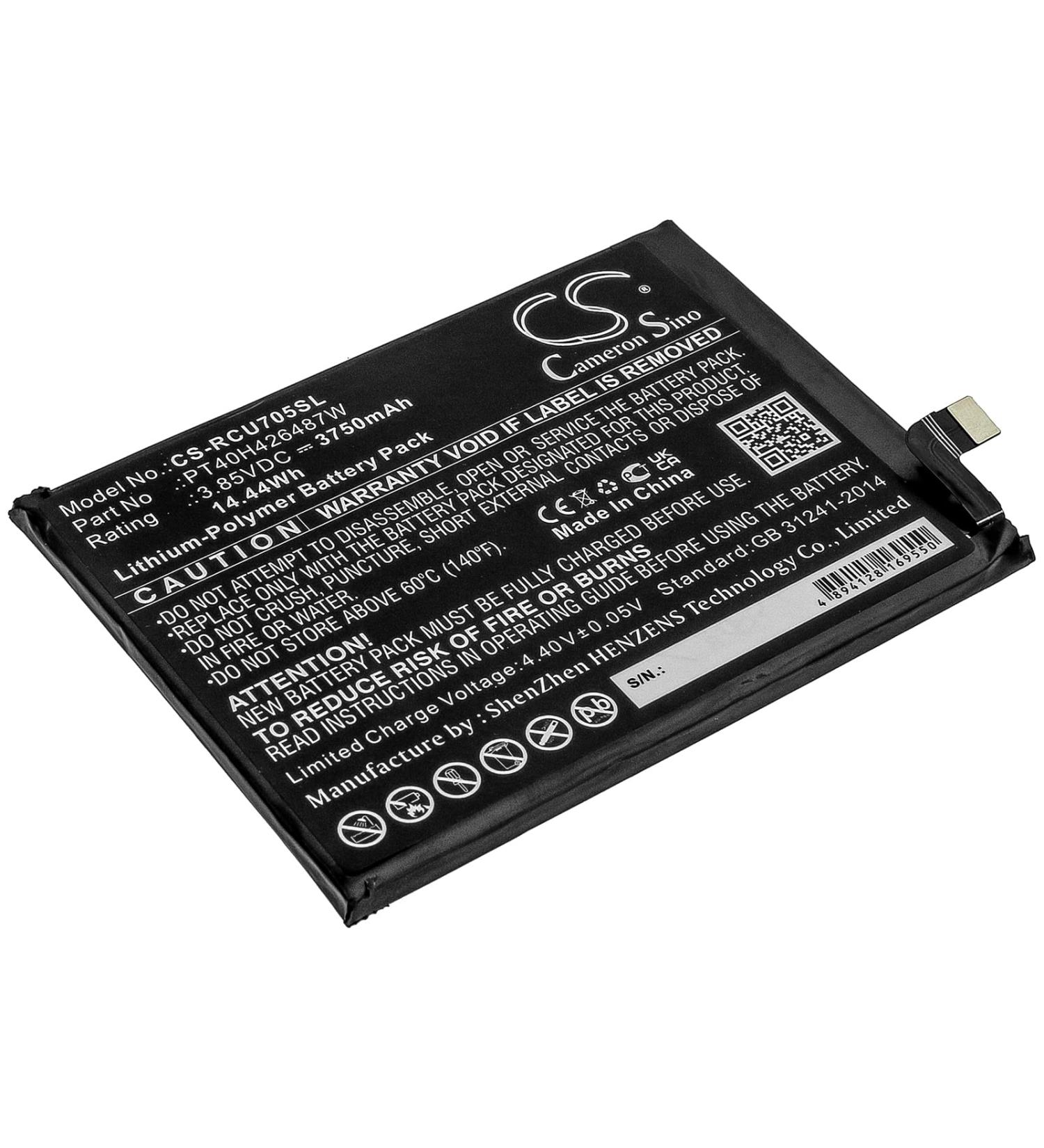 Buy 3750mAh Battery Replacement for Radiant Max U705AA PT40H426487W (3.85V) - International Shipping Available - Buy Online on GoSupps.com