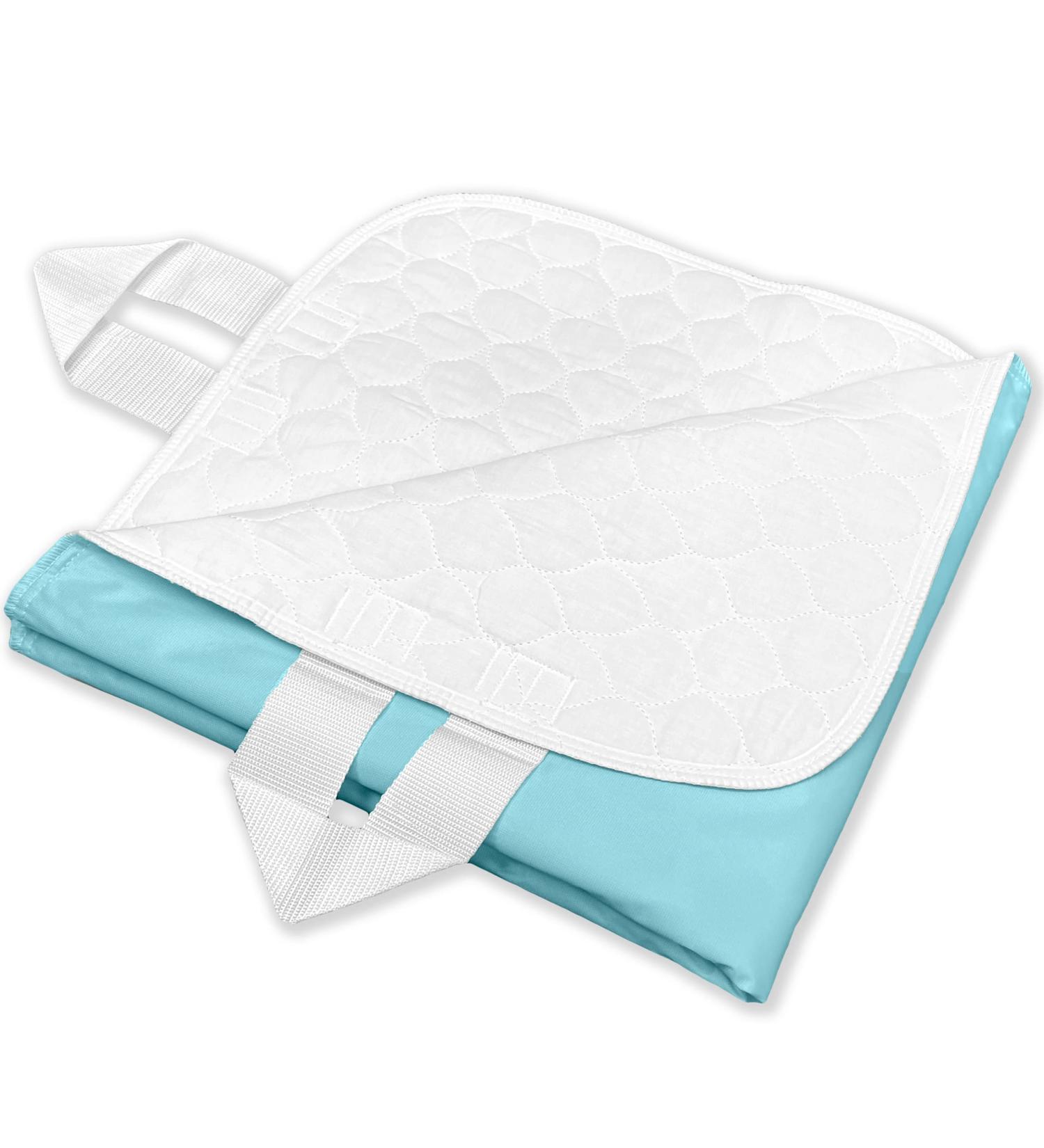 RMS Ultra Soft 4-Layer Washable and Reusable Incontinence Bed Pad - Waterproof Bed Pads with 4 Convenient Handles to Assist in Home Health Care  34X54 Inch 34 x 54 Inch (Pack of 1) - Buy Online on GoSupps.com