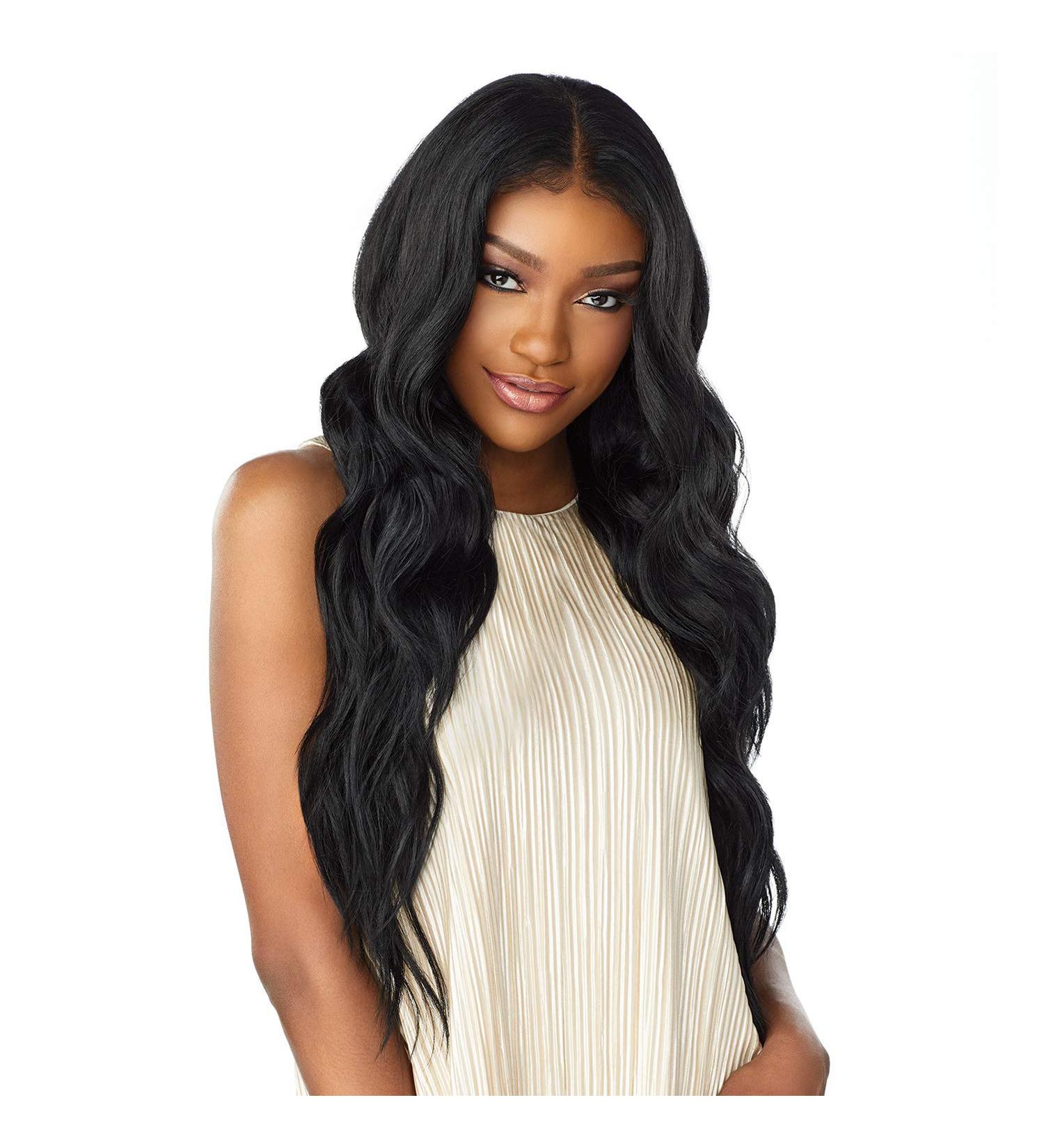 Sensationnel WHAT LACE 13x6 Wig - Cloud 9 Synthetic Hair Hand Tied Natural Preplucked Illusion Lace Front Wig - BRIELLE (1) Black - Buy Online on GoSupps.com