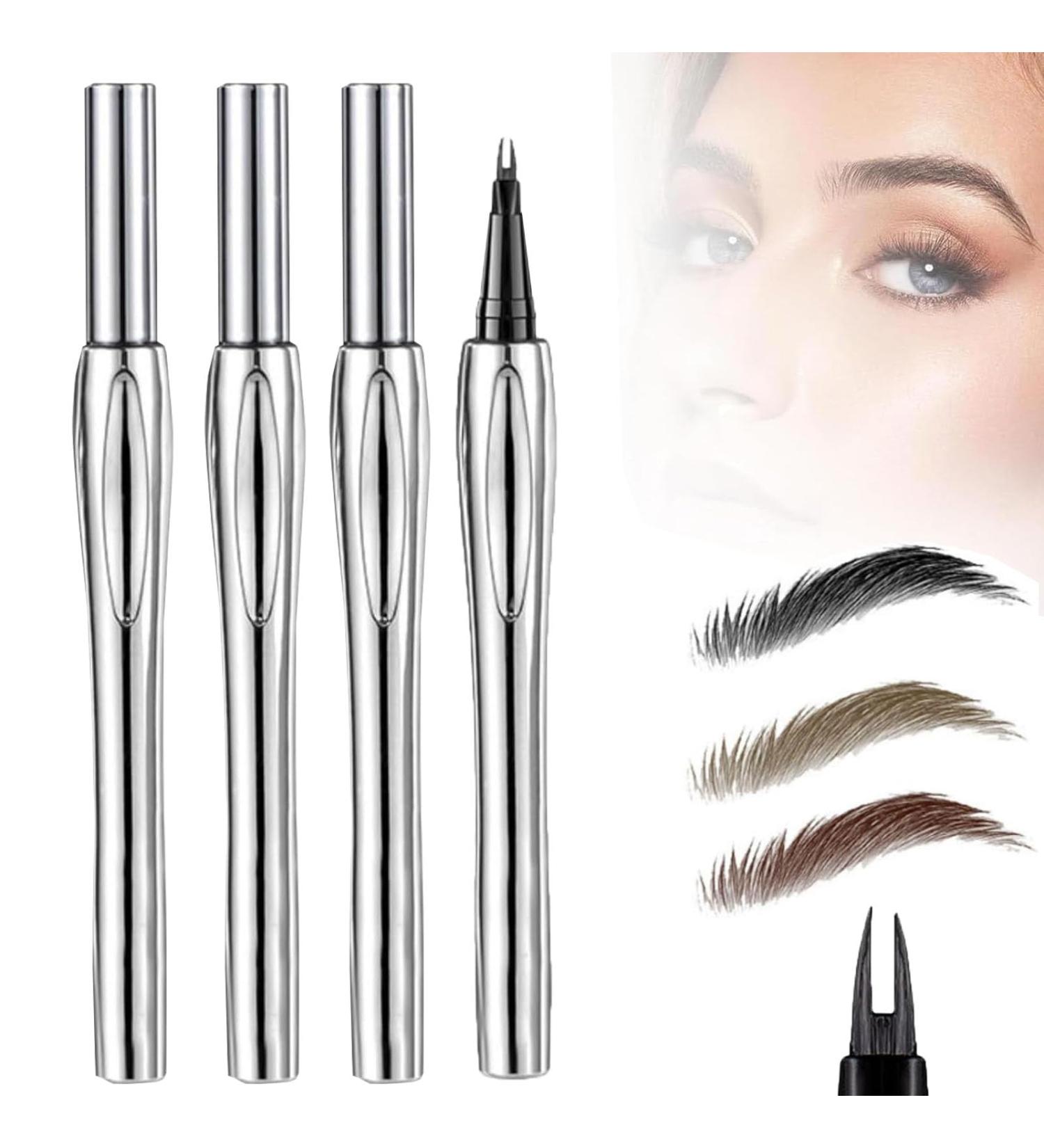 Cooklesa Eyebrow Cooklesa 2024 Upgraded Natural Waterproof Eyebrow Pen with Microfine Tip Two-Pronged Eyebrow Pencil 3D Long-Lasting Natural Waterproof Microblading Eyebrow Pen Makeup (3PCS) - Buy Online on GoSupps.com