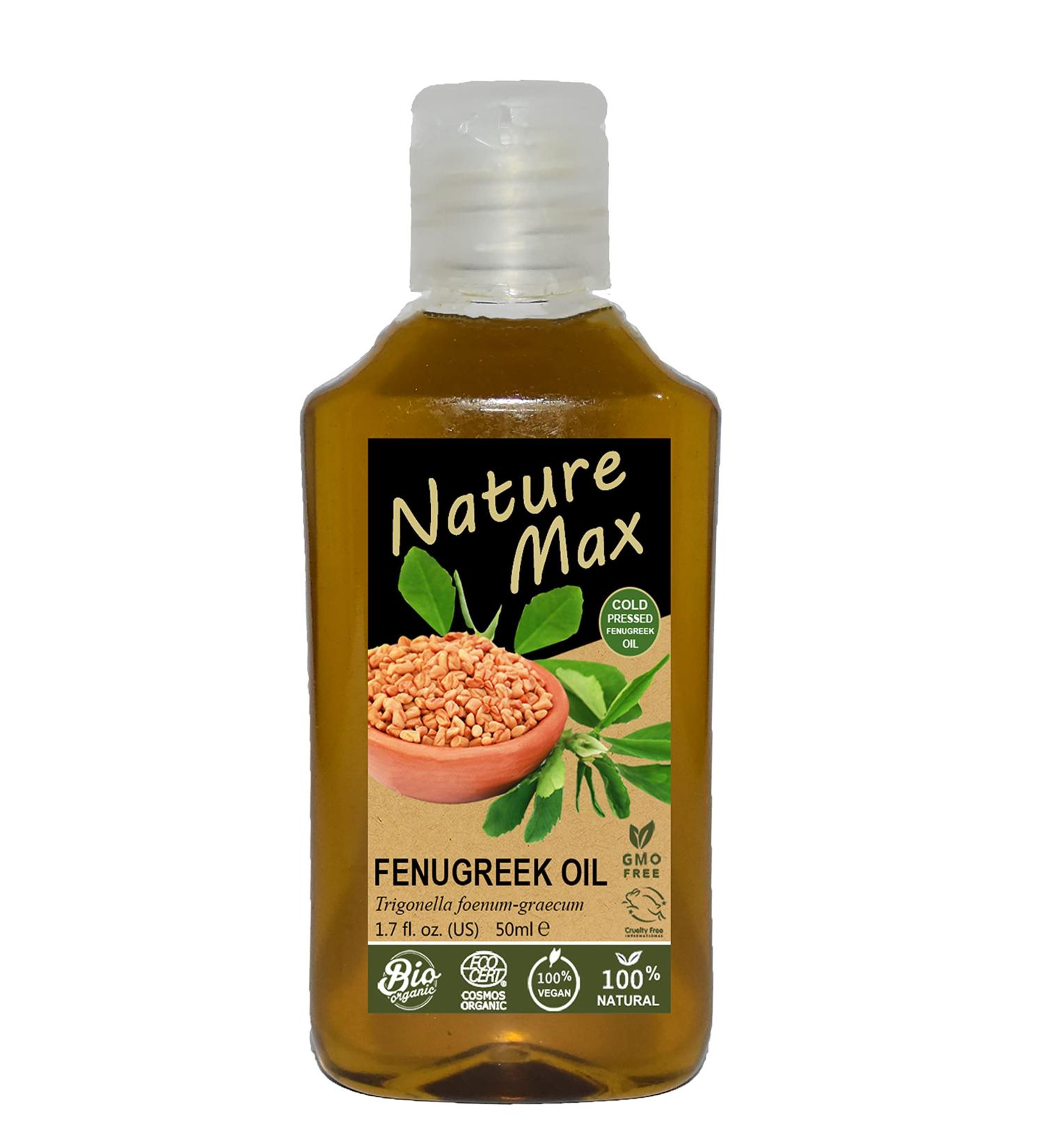 Bonballoon Nature Mix Fenugreek Oil - 1.70 oz / 50 ml - Organic, Undiluted, Pure Essential Oil for Hair Growth, Skin Health, Massage - Cold Pressed, Premium Quality - Buy Online on GoSupps.com