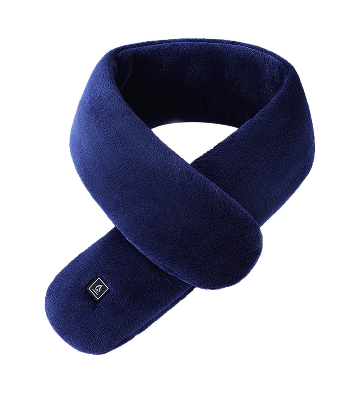 Wireless Heating Pillow Scarf for Women - Portable Cordless Neck Warmer in Blue - Buy Online on GoSupps.com