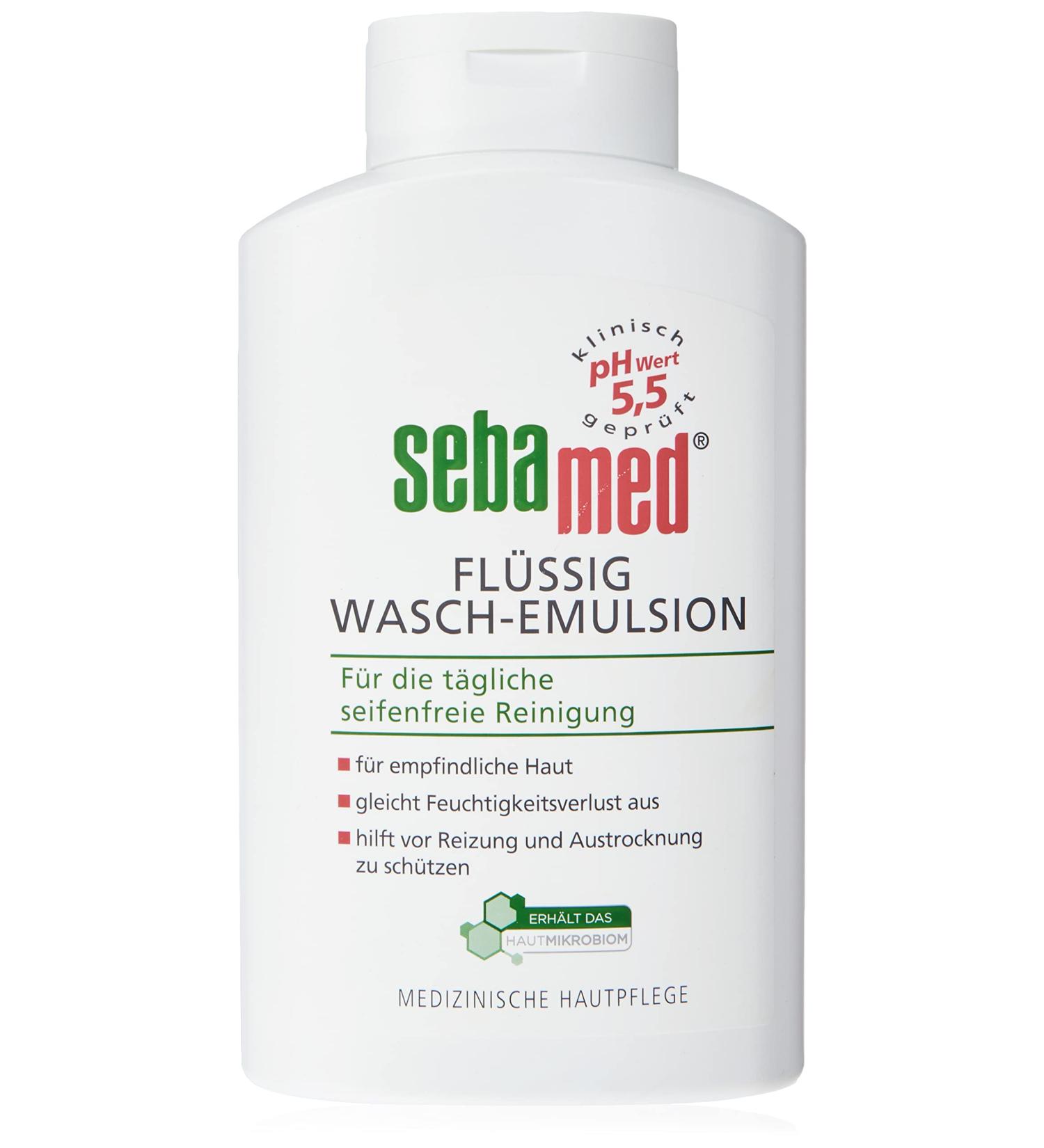 Sebamed Liquid Washing Emulsion 1000ml | Soap-Free Cleanser for Sensitive Skin | Eco-Friendly Neutral Fragrance | Buy Now! - Buy Online on GoSupps.com