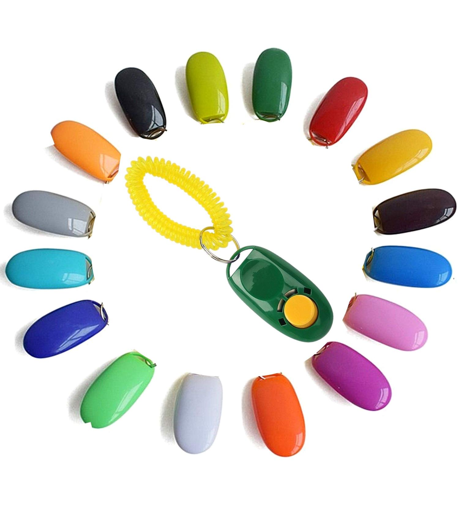 Puppy Clicker for Obedience Training | Perfect for Pets Puppies Cats & Dogs | Dark Green - International Shipping - Buy Online on GoSupps.com