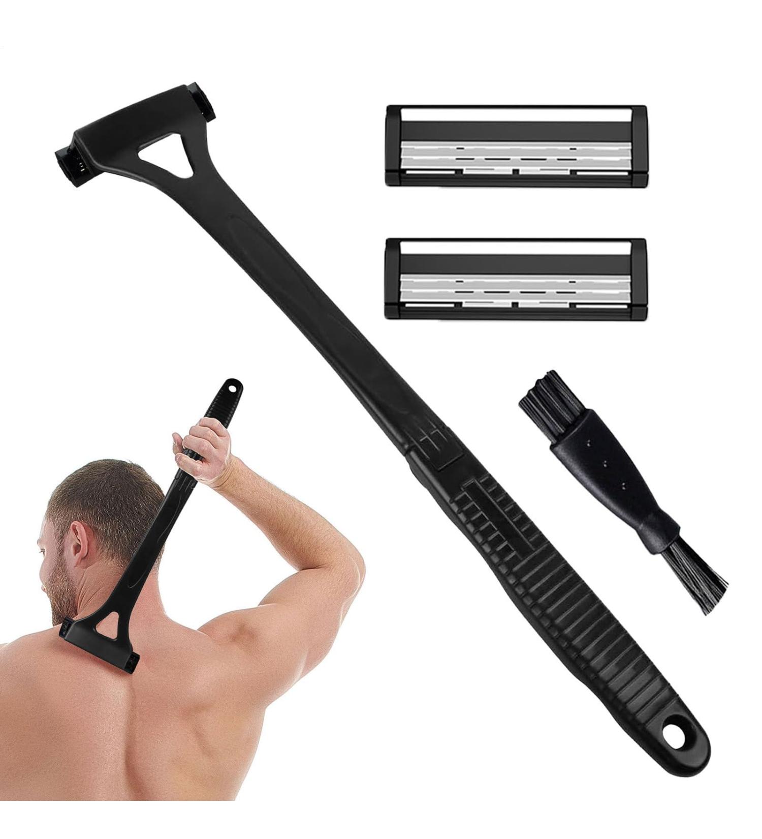 Back Shavers for Men Man Groomer Back Shaver Precision Grooming Protective Mesh Groomer for Sensitive Skin Wet Personal Women Black - Buy Online on GoSupps.com
