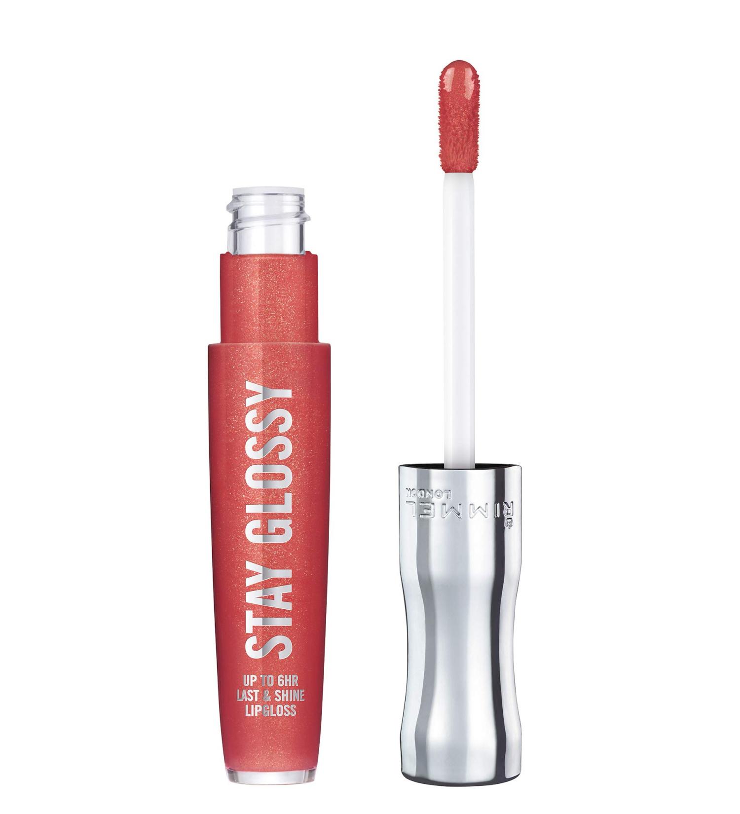 RIMMEL Stay Glossy Lip Gloss - All Day Seduction | 0.18 fl. oz. (5.5ml) | International Shipping - Buy Online on GoSupps.com