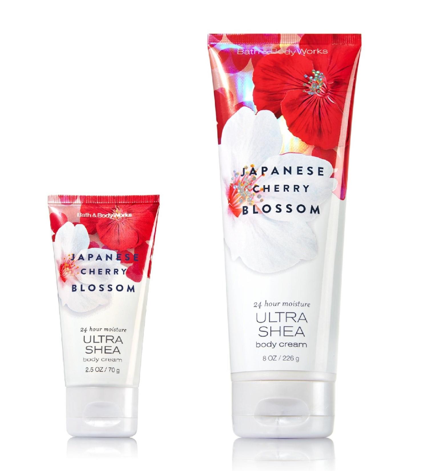 Shop Bath & Body Works Ultra Shea Body Cream Set - Japanese Cherry Blossom for Home & Travel | International Shipping Available - Buy Online on GoSupps.com