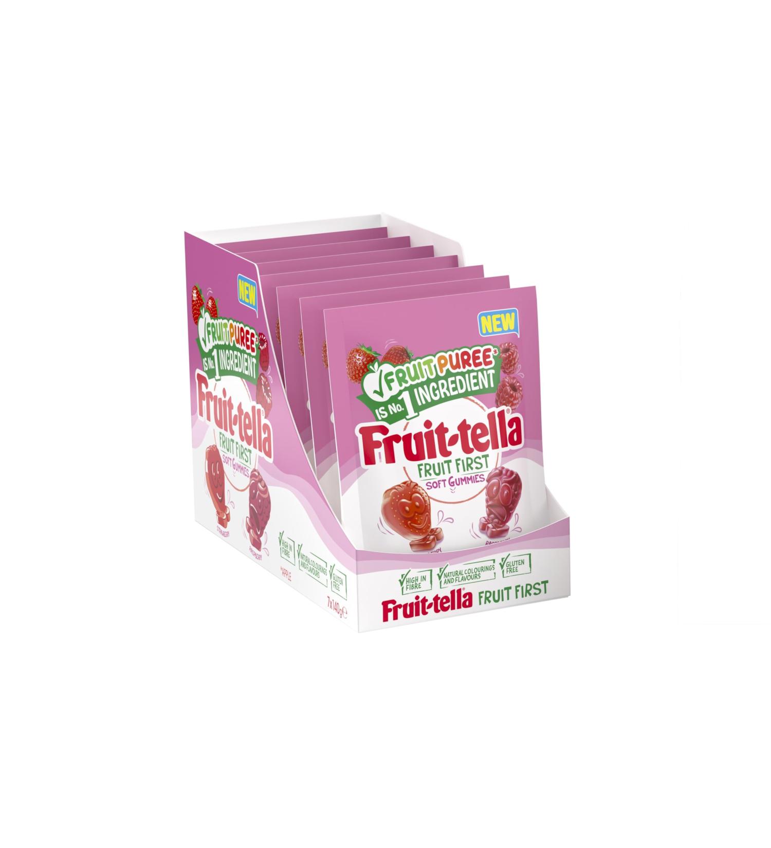 Fruittella Fruit First Strawberry & Raspberry 140 g (Pack of 7) - Buy Online on GoSupps.com
