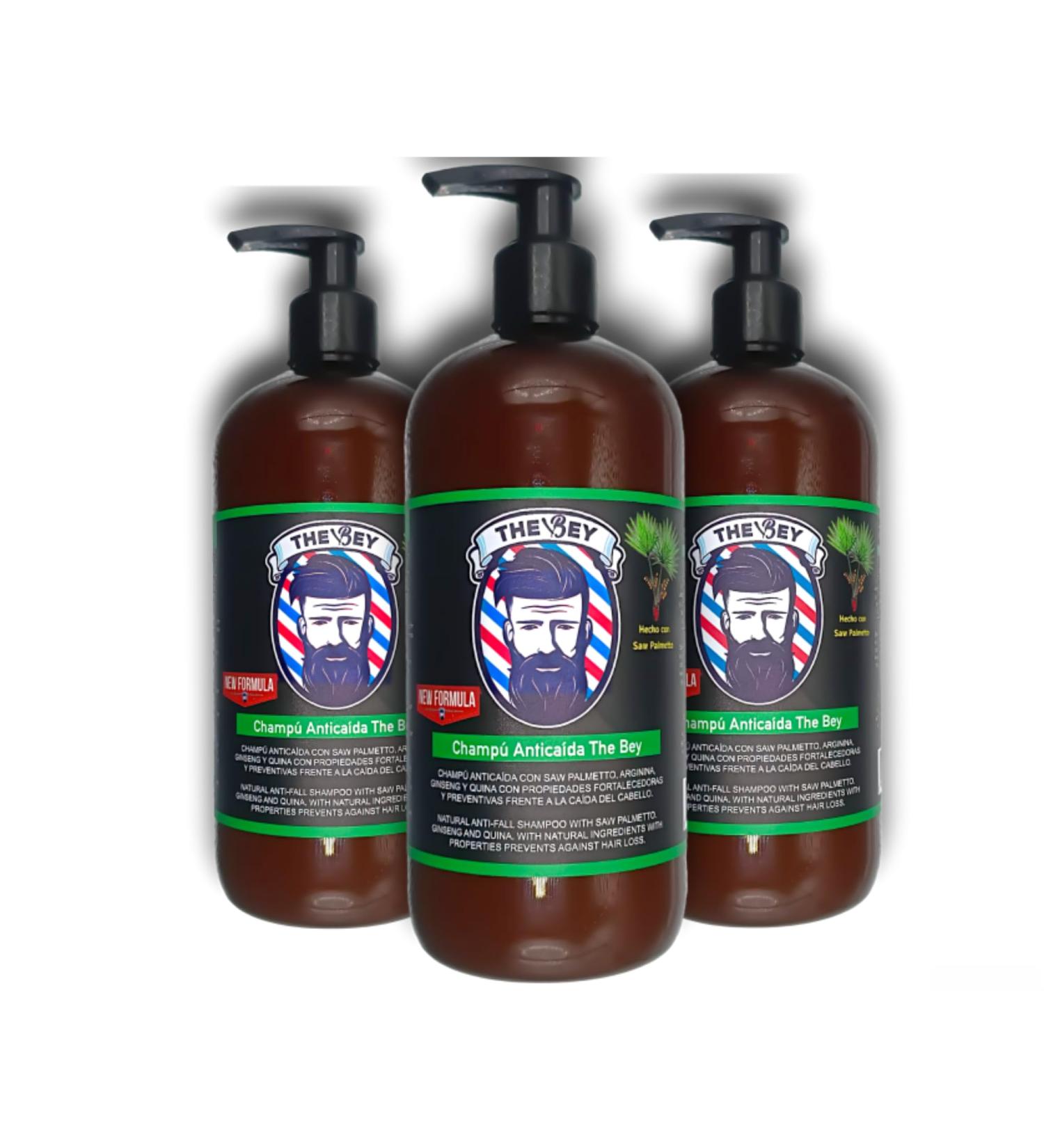 The Bey Anti-hair loss shampoo with saw palmetto quinquina ginseng and arginine - 500 ml - Buy Online on GoSupps.com