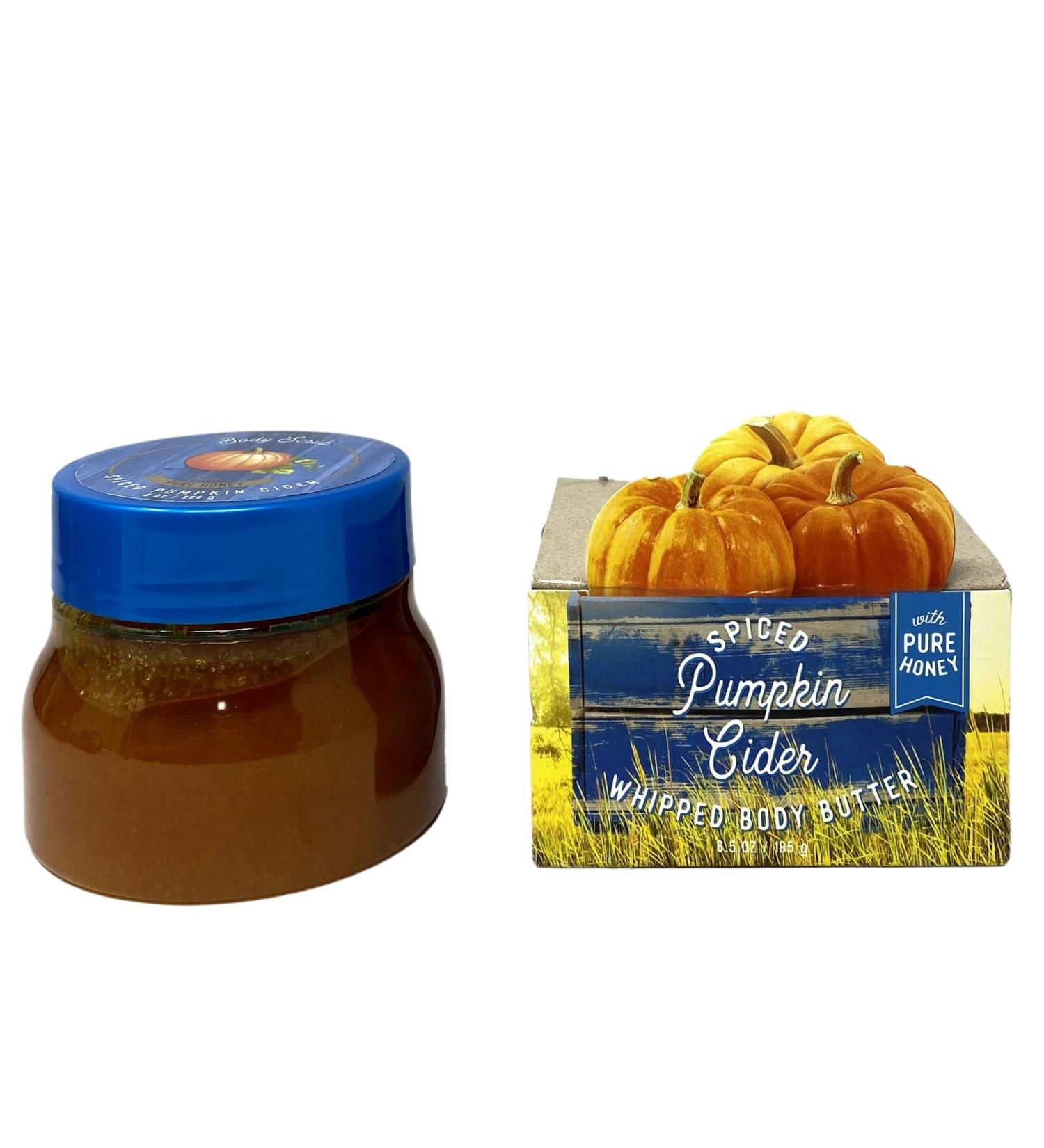 Bath and Body Works Spiced Pumpkin Cider 2 Piece Gift Set - Whipped Body Butter and Body Scrub. - Buy Online on GoSupps.com