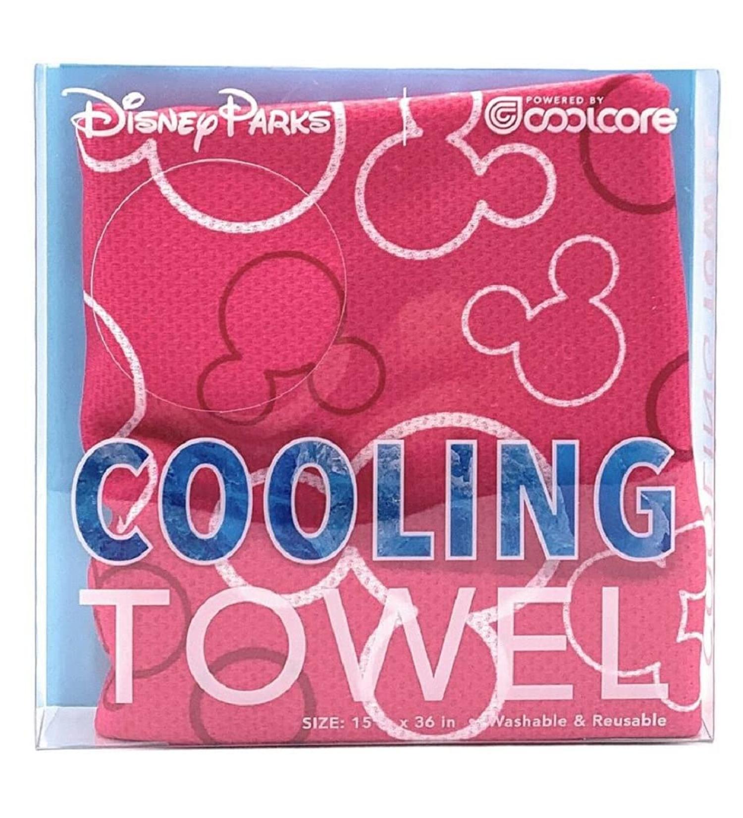 Disney Parks - Cooling Towel - Mickey Icon - Pink