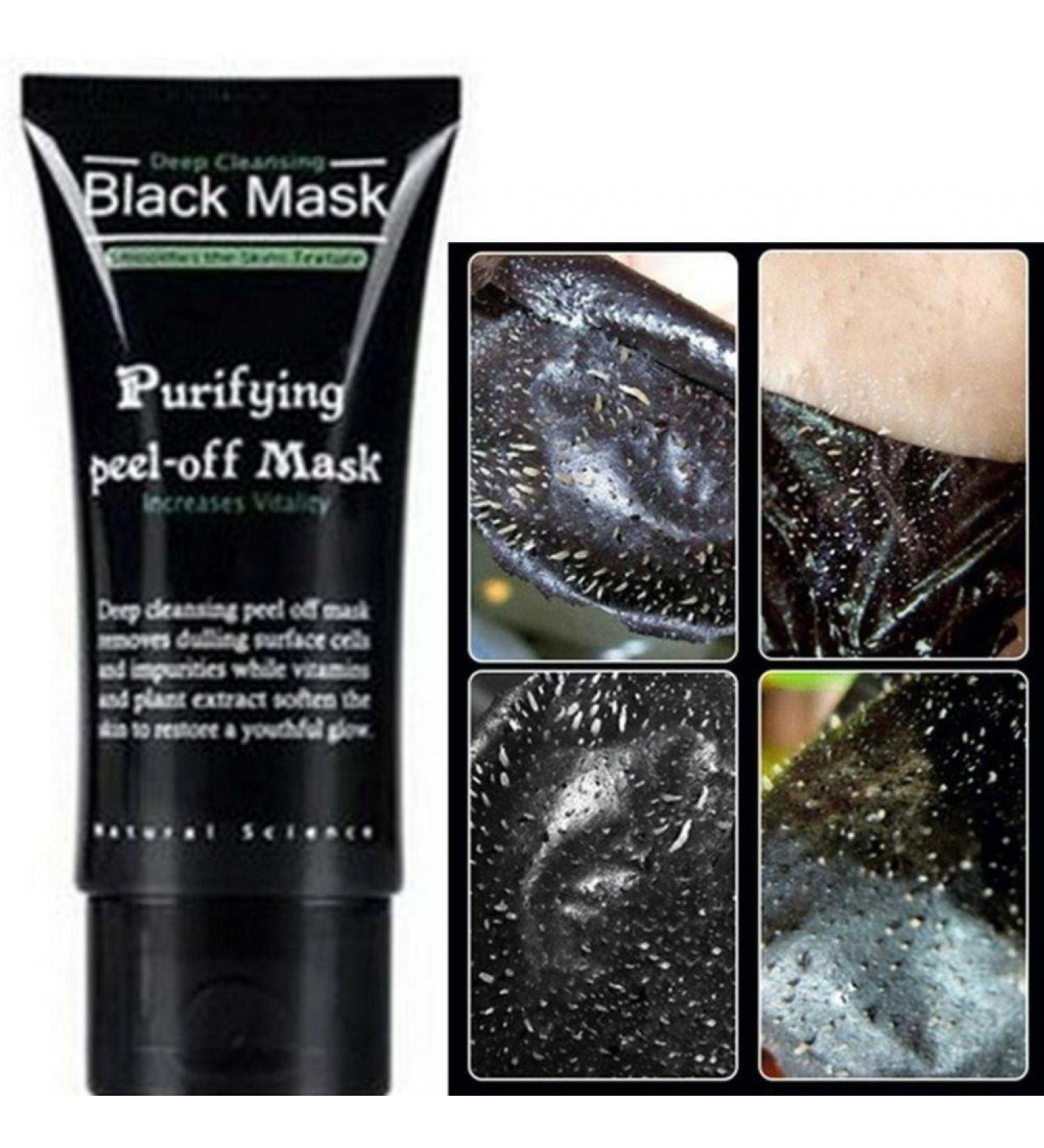 Deep Cleansing Blackhead Removal Bamboo Facial Mask | Purifying Peel Off Mud Treatment - Buy Online on GoSupps.com