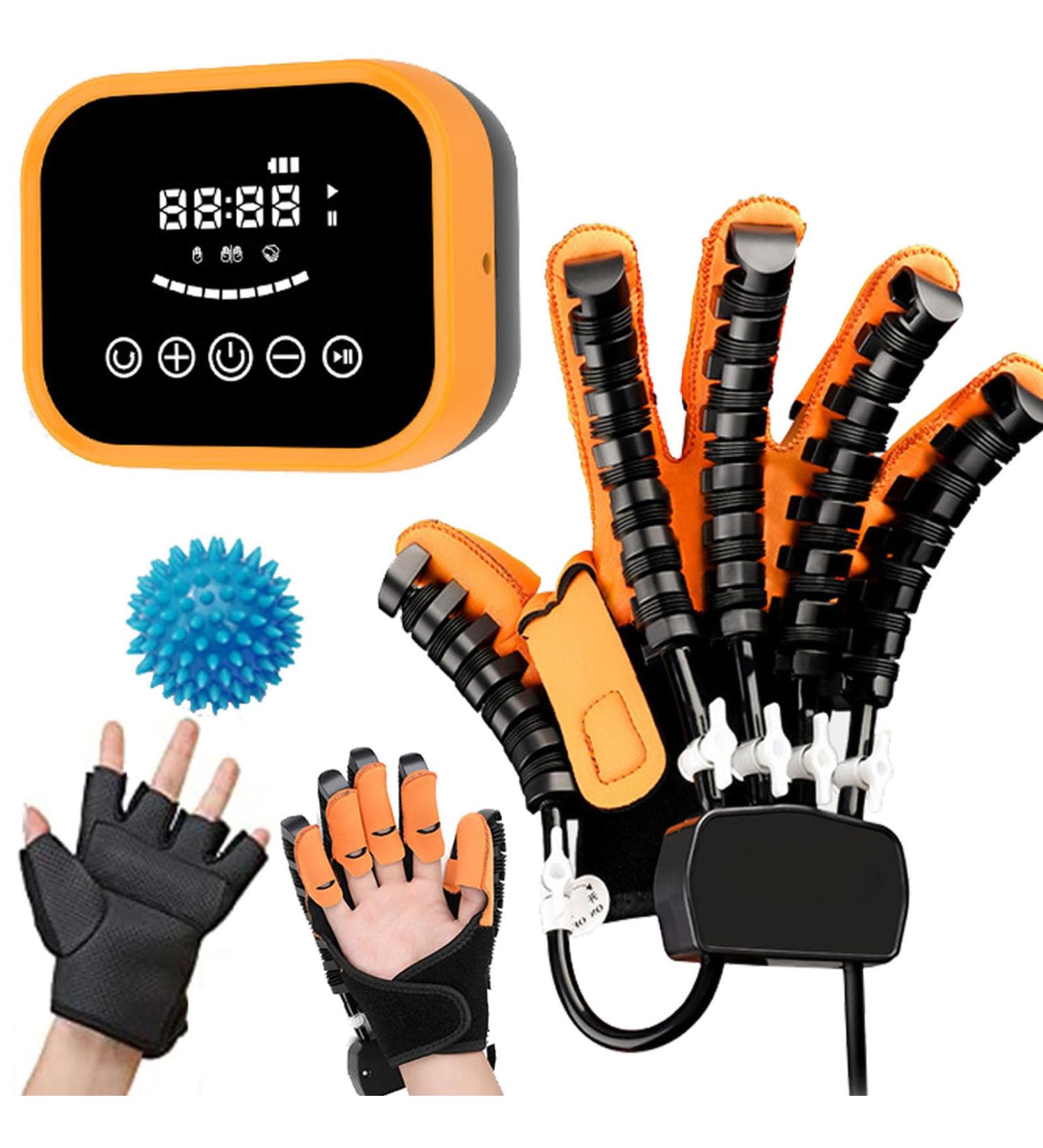 Rehabilitation Robot Gloves Hemiplegia Finger Rehabilitation Trainer Finger Orthosis for Arthritis Stroke Hemiplegia Patient(Size:M Color:Left Hand) Medium Left hand - Buy Online on GoSupps.com