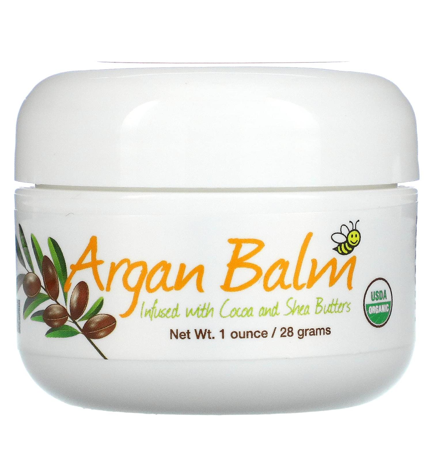 Sierra Bees Argan Balm 1 oz - Nourishing Cocoa & Shea Butter Formula - Buy Online on GoSupps.com