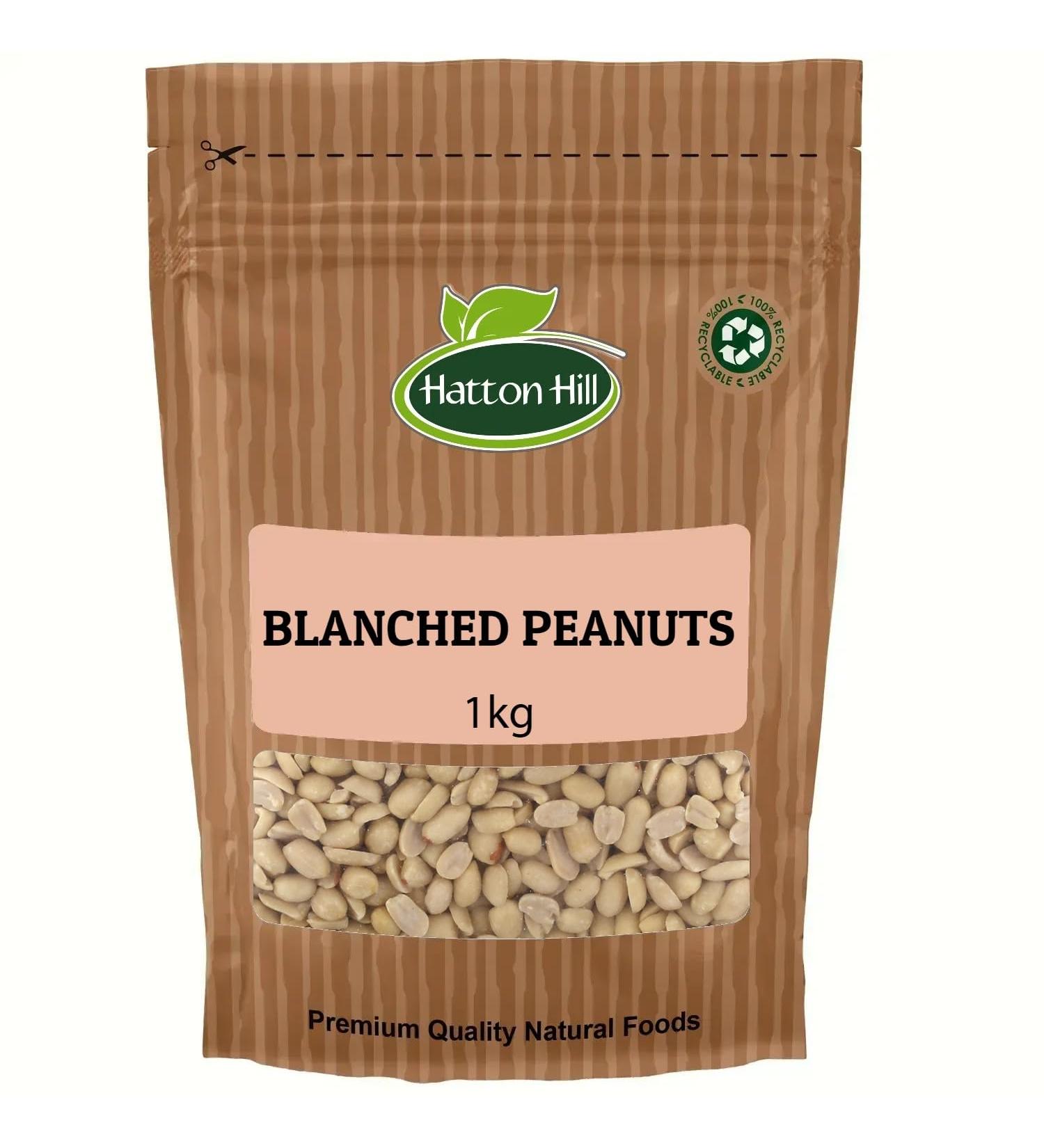 Blanched Peanuts 1kg by Hatton Hill