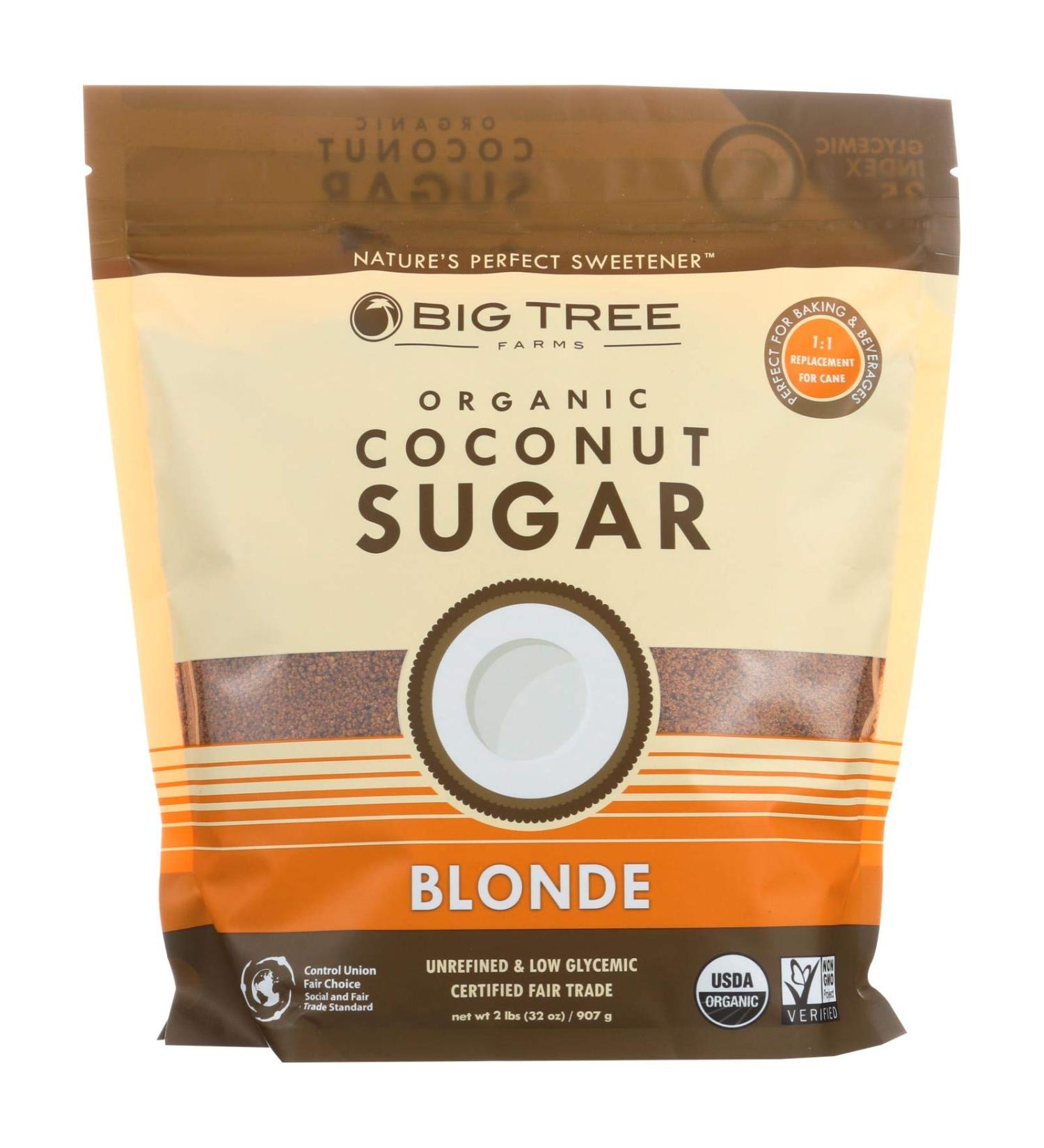 Organic Blonde Coconut Sugar | Vegan, Gluten Free, Paleo | Fair Trade, Low Glycemic | 2 lb Pack - Buy Online on GoSupps.com