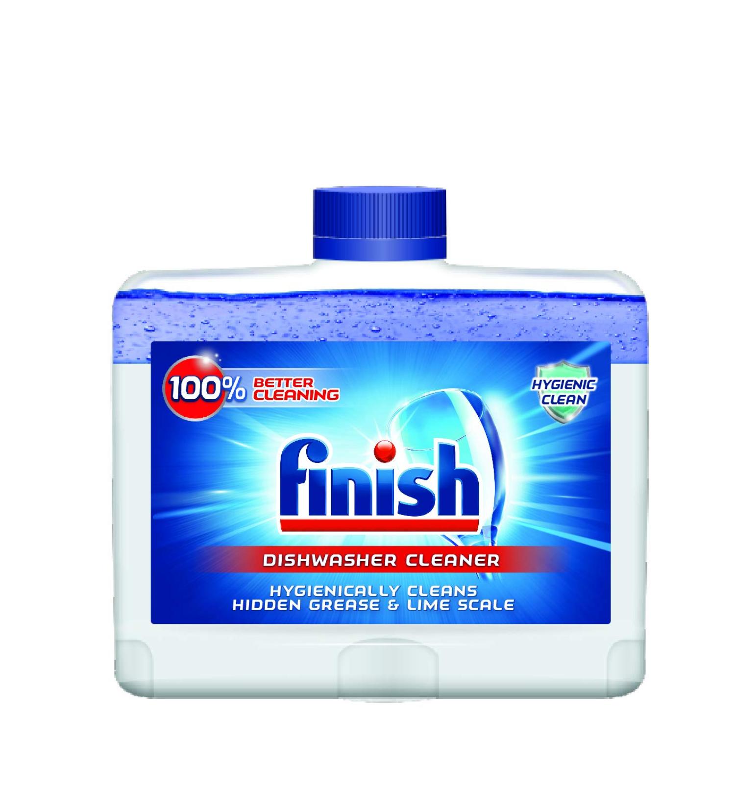 Finish Dual Action Dishwasher Cleaner 8.45 oz (Pack of 6) - Fight Grease & Limescale, Fresh Formula - Buy Online on GoSupps.com