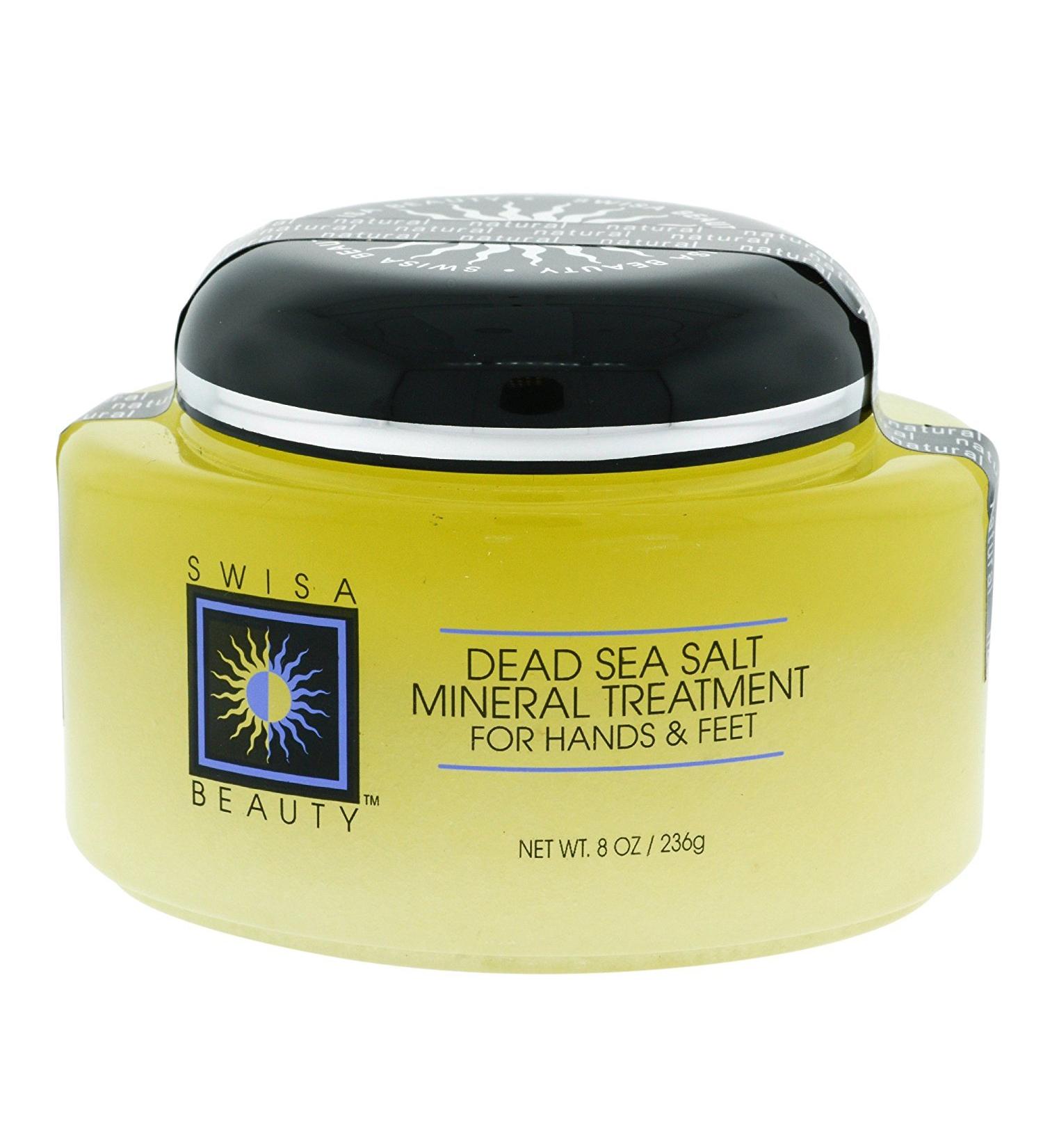 Swisa Beauty Dead Sea Salt Mineral Treatment - Body Scrubs For Hands  Elbows  Knees  and Feet.