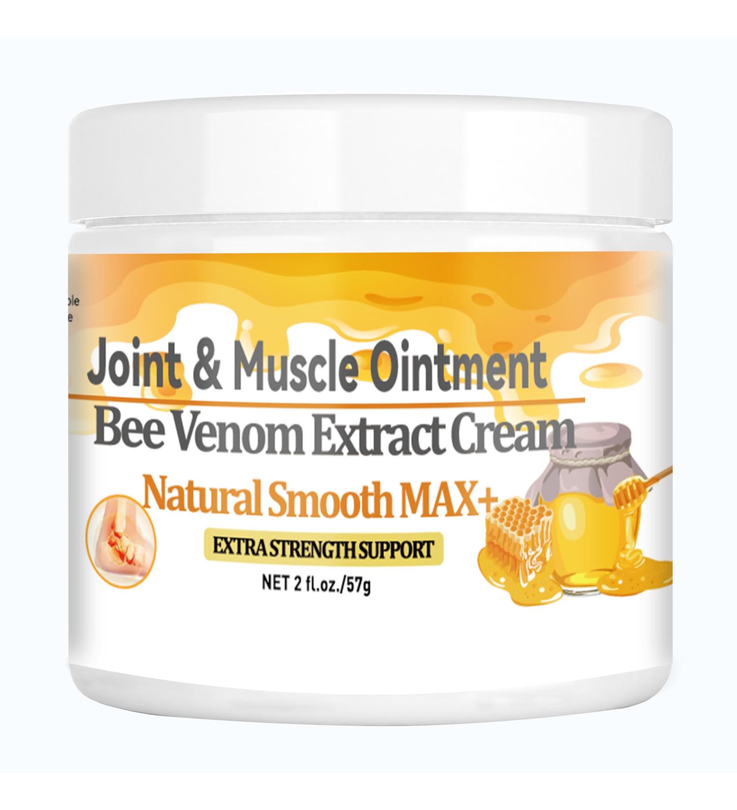 QUIETSPACE 10x Extract Bee Venom Serum Joint & Muscle Release Cream - Power Effective Works Instantly for Back Neck Hand Foot Knee Muscle Shoulder Hip Nerve Vitamin B6 Aloe Vera MSM - Buy Online on GoSupps.com