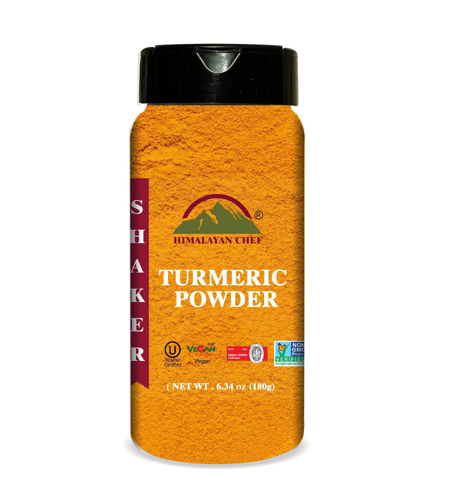 Organic Turmeric Powder 6.34 oz - Premium Quality Root Powder with Curcumin | Gluten Free & Non-GMO | Plastic Shaker (Pack of 1) - Buy Online on GoSupps.com