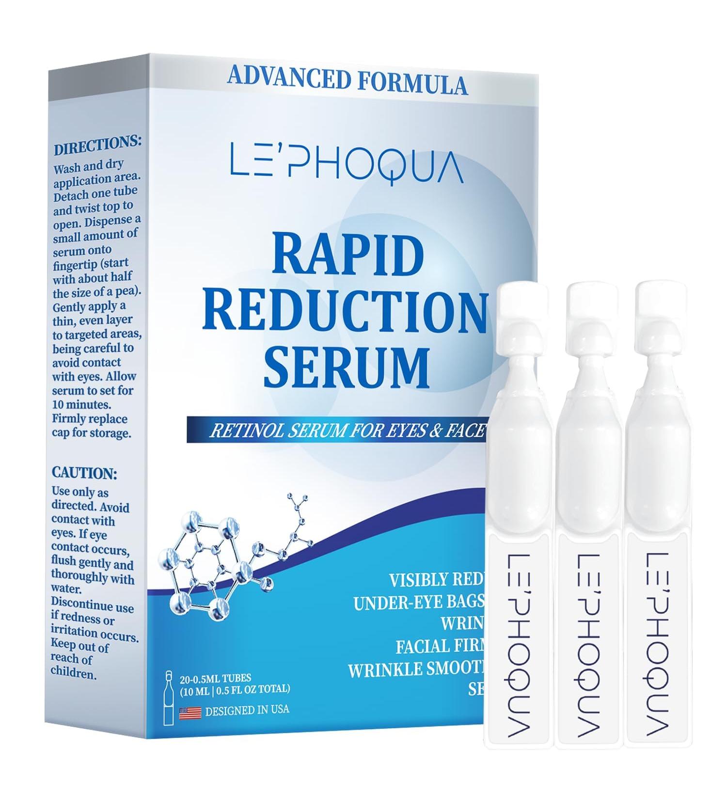 Instant Firm Eye Tightener - Rapid Reduction Eye Serum for Under Eye Bags & Wrinkles | Best Eye Cream for Puffiness - Buy Online on GoSupps.com