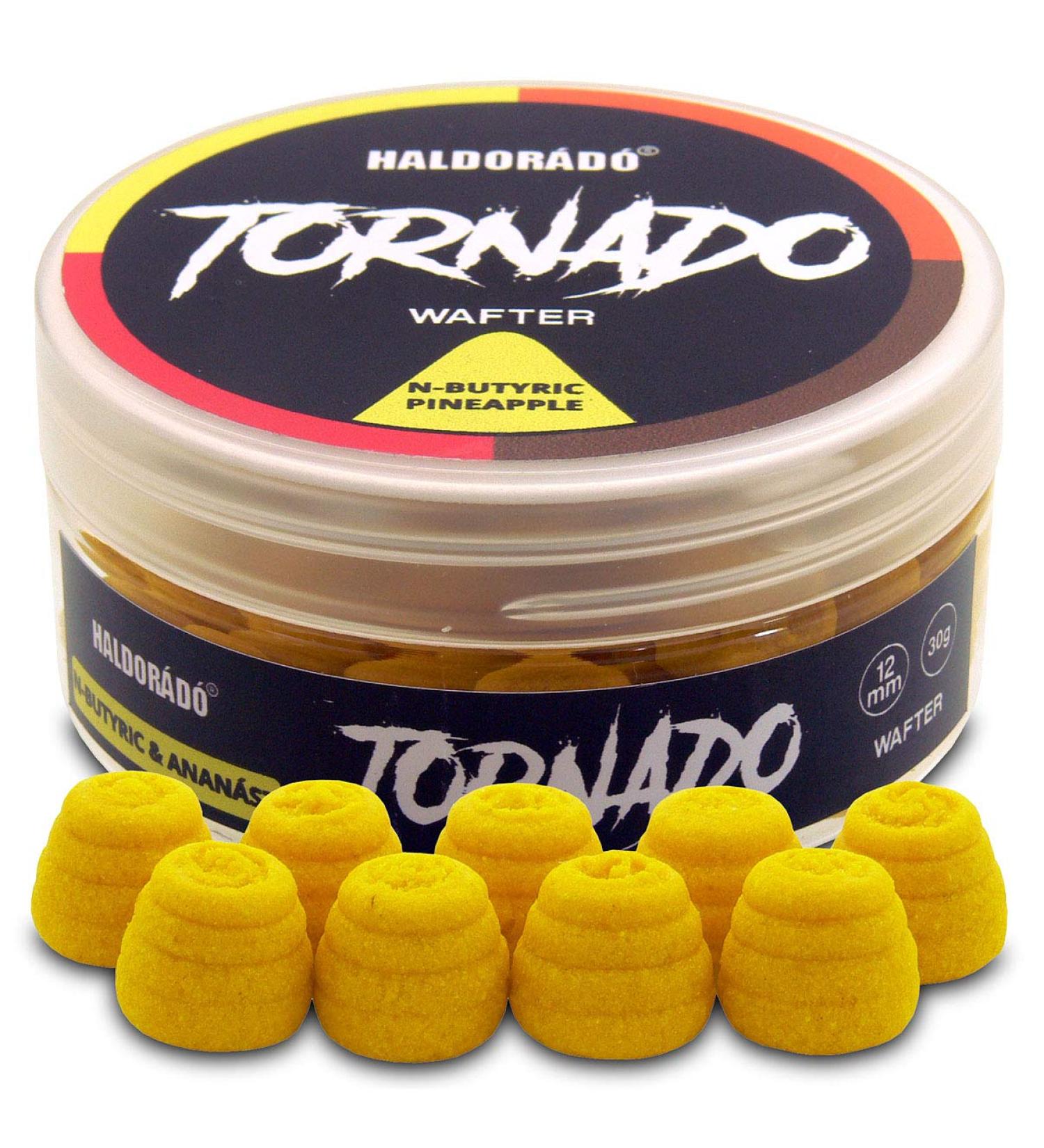 Haldorado Tornado Pellets - 100% Biodegradable Carp Bait N-butyric Pineapple Flavor 12mm Wafers for Premium Fishing - Buy Online on GoSupps.com