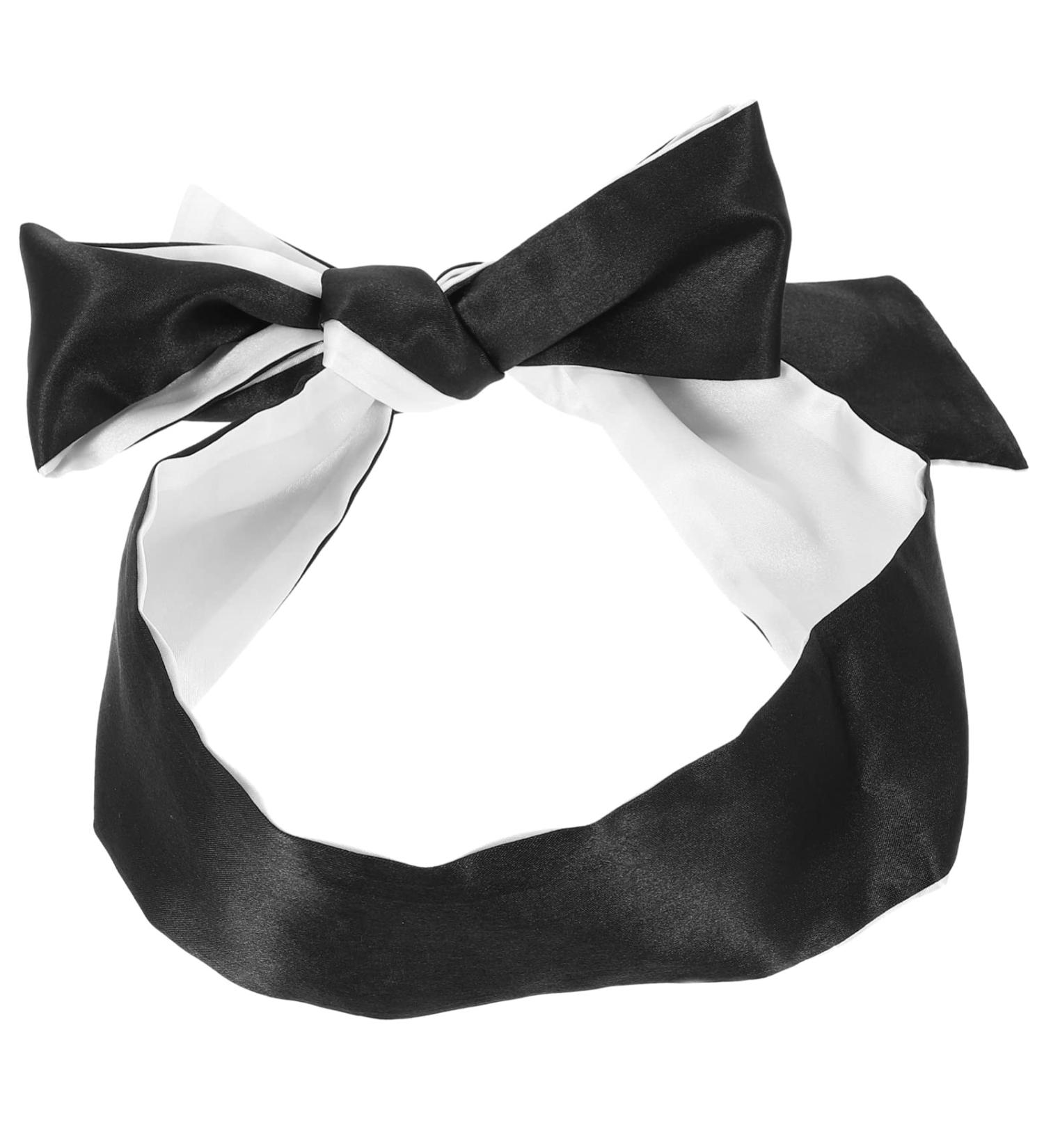 Satin Sleep Mask White - Smooth Blindfold for Better Sleep - 1 Count - Buy Online on GoSupps.com