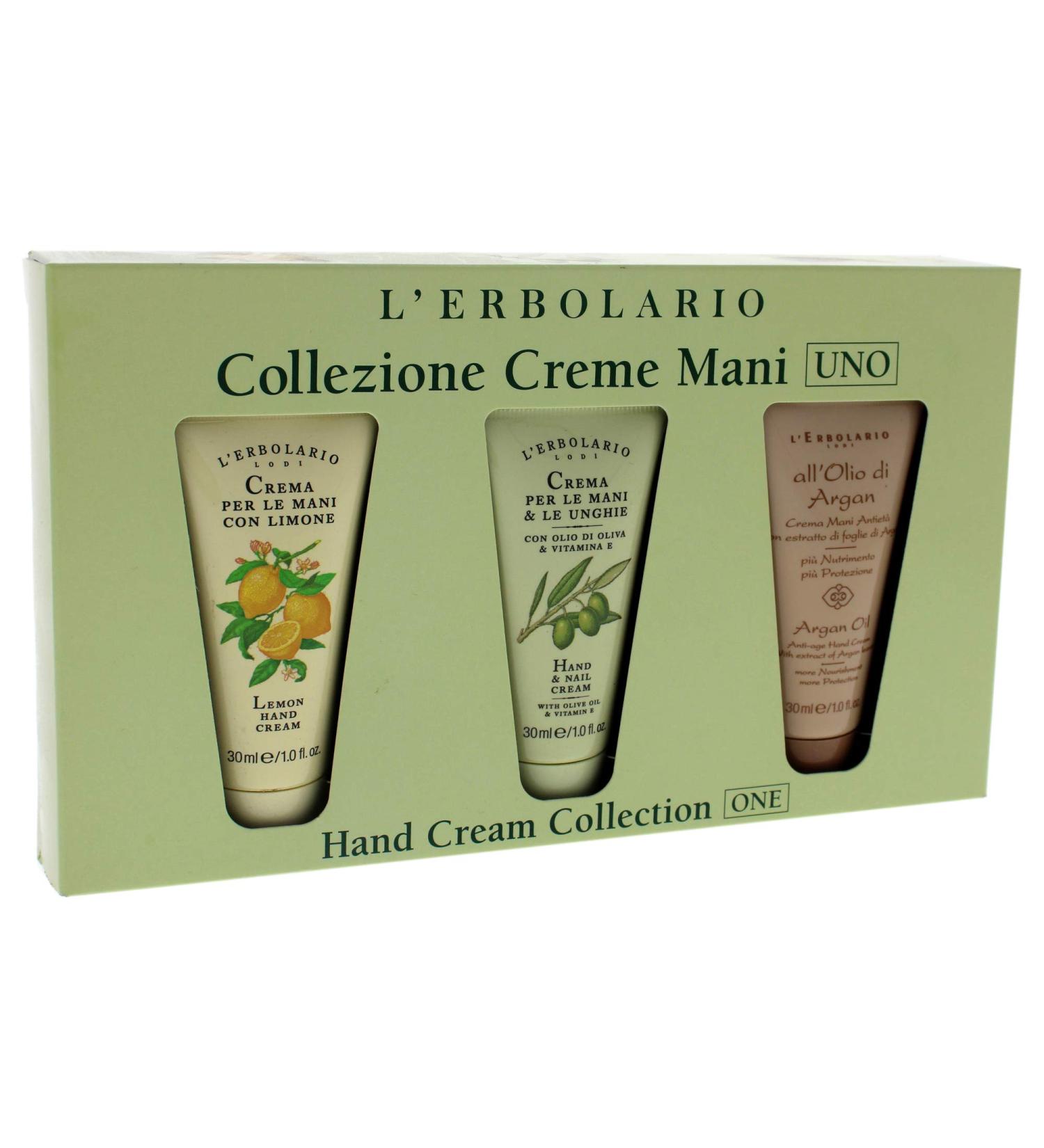 L'Engolario hand cream gift box for women set hand cream anti-aging and moisturizing gift box travel pack format: 3 x 30 ml