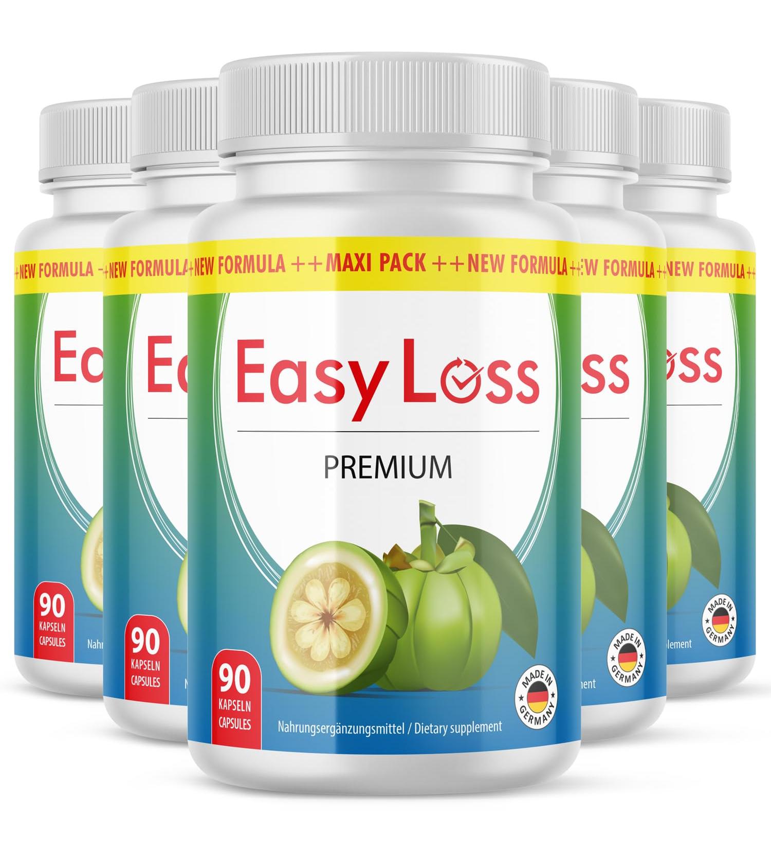 Easy Loss Capsules | Maxi Pack - Easy Loss for women and men | 90 capsules 5x