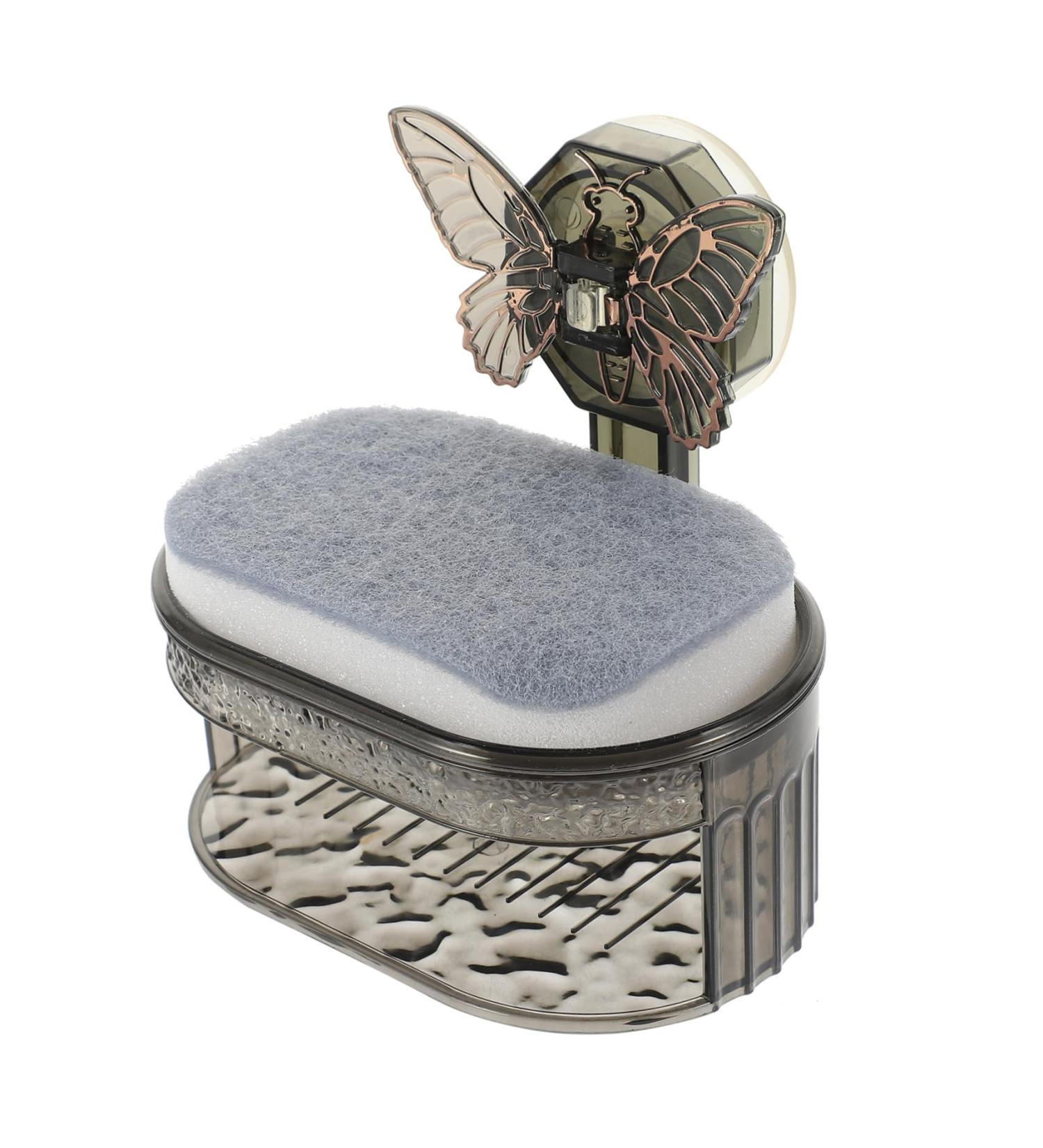 Ciieeo Soap Bathroom Supply Brush Sponge The Pet Grey 13.9X13.4X8.5CM - Buy Online on GoSupps.com