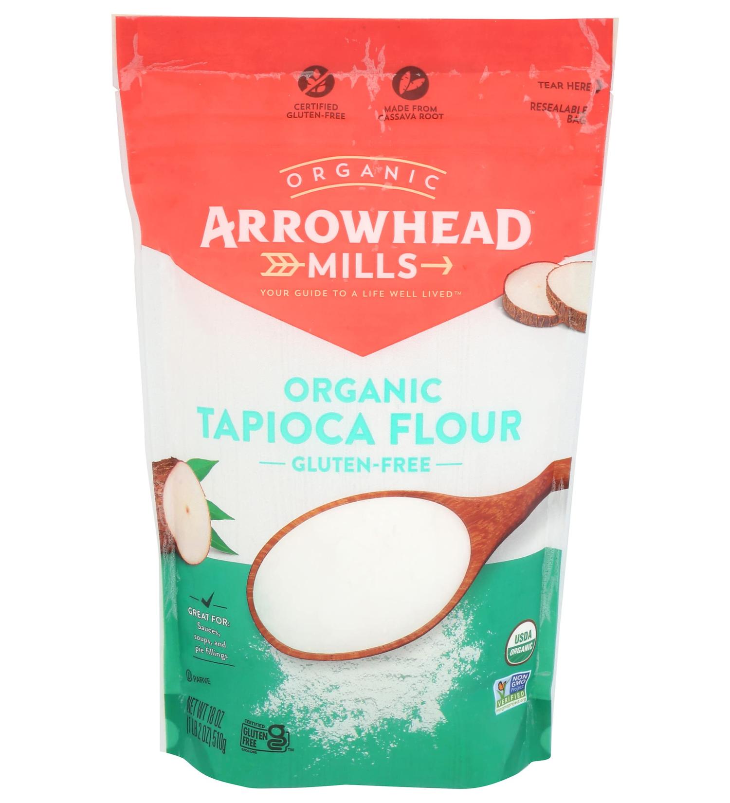 Arrowhead Mills Tapioca Flour - 18 oz (1.12 lb) Pack - Gluten-Free Option - Buy Online on GoSupps.com