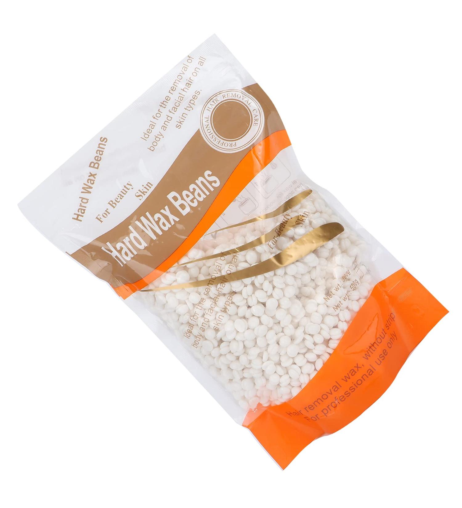 Fine Hair Removal Wax Beans - 300g Natural Ingredients for Painless Hair Removal | Perfect for Wax Heaters - Buy Online on GoSupps.com