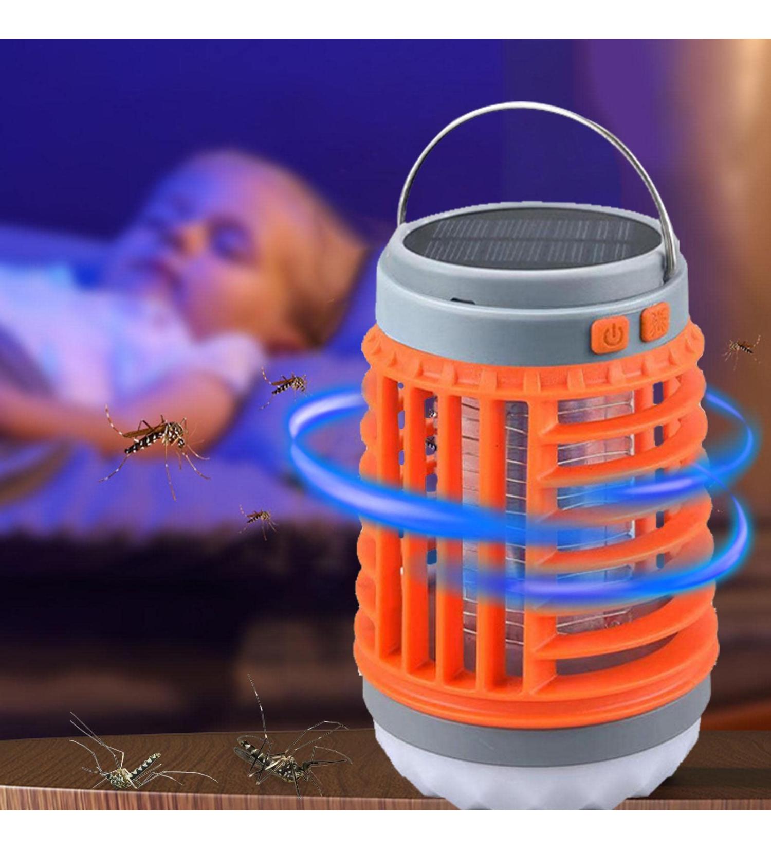 Buzzbug Mosquitoes Killers - BugZapper Outdoor - Mosquitoes Zapper - Waterproof Solar Powered Buggs Zapper - LED UV Light Indoor Mosquitoes Killers Electric Fly Zapper Lamp for Patio Backyard - Buy Online on GoSupps.com