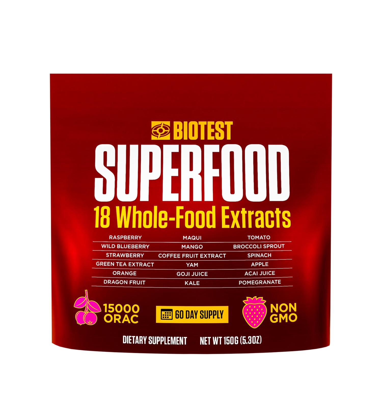 Biotest Superfood - Berry-Dense Polyphenols - 30 Servings - Buy Online on GoSupps.com