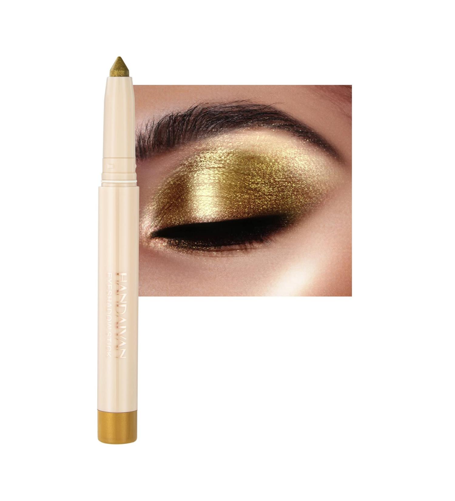 PICKX Cream Eyeshadow Stick Waterproof and color lasting eye shadow color-rich eyeshadow matte & pearlescent eyeshadow Fine-nib eyeshadow for detailed lines delicate and compact suitable for gift (12) - Buy Online on GoSupps.com
