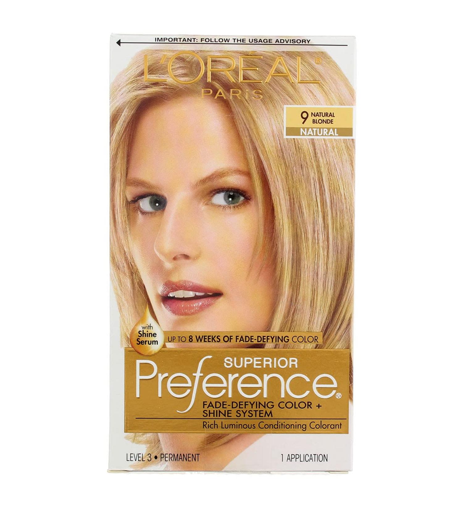 L'Oreal Preference Hair Color Natural Blonde #9 - Pref Haircol 1ct | International Shipping Available - Buy Online on GoSupps.com