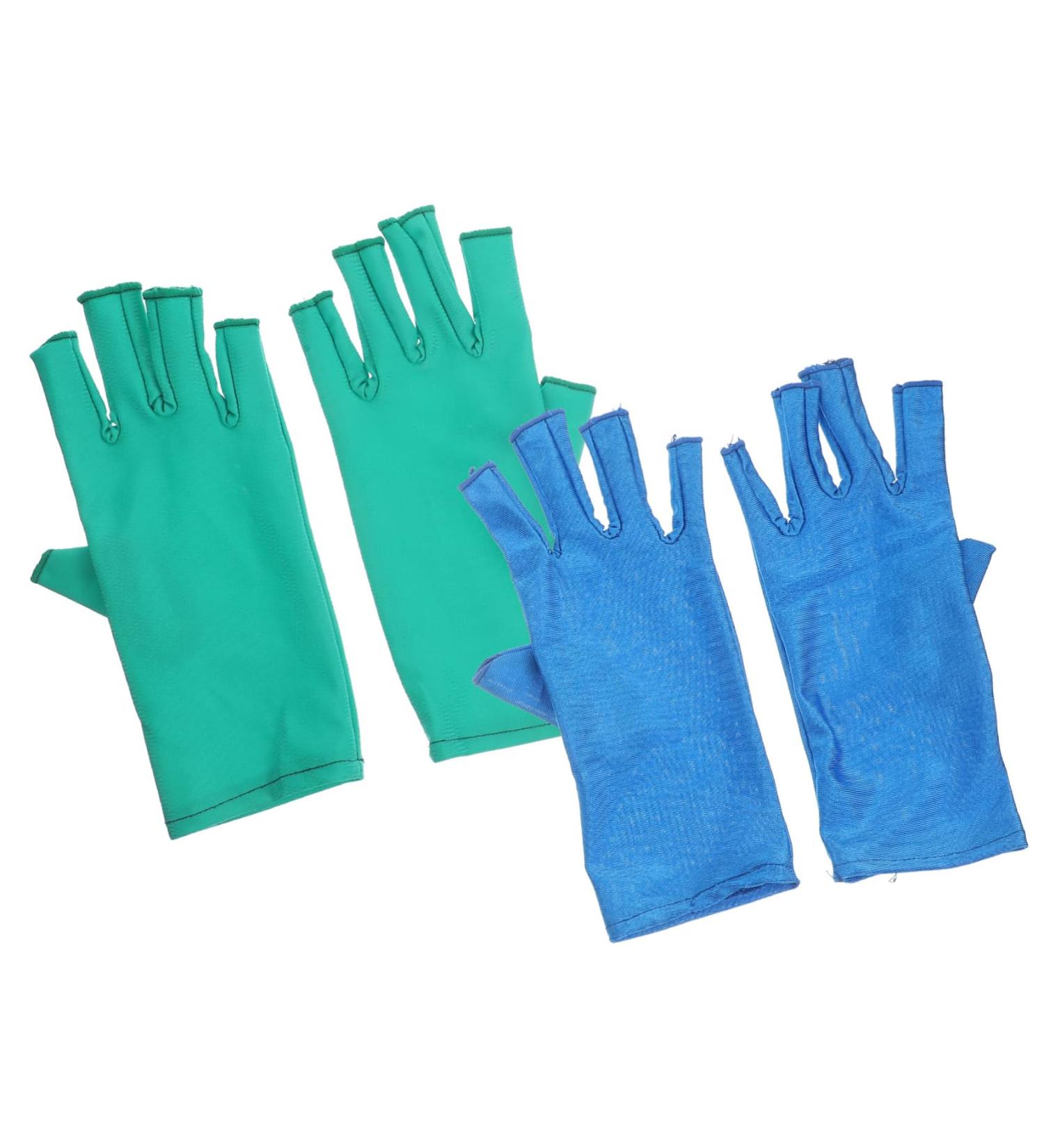 FOMIYES 2 Pairs Mitts Work Glove Elastic Sewing Gloves Quilting Gloves Finger Gloves Manicure Gloves Manicure Tools Mitten Gloves with Fingers Crochet Tools Spandex Sun Protection Sleeve - Buy Online on GoSupps.com