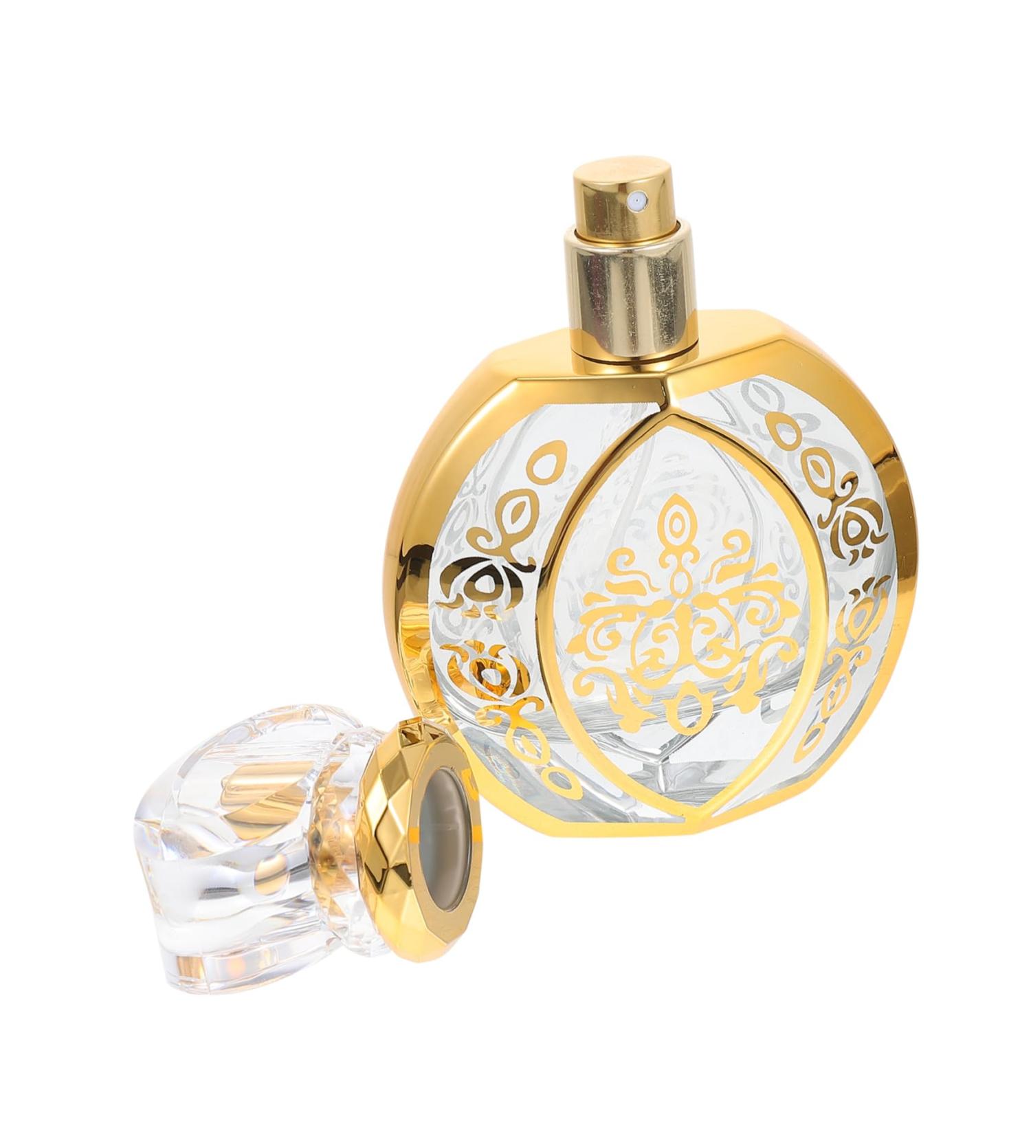 Housoutil Perfume Bottle Perfume Spray Bottle Short Spray Empty Atomizers Perfume Atomisers Refillable Mini Spray Bottle Refillable Cosmetic Containers Crystal Decorative Bottle Travel Glass - Buy Online on GoSupps.com