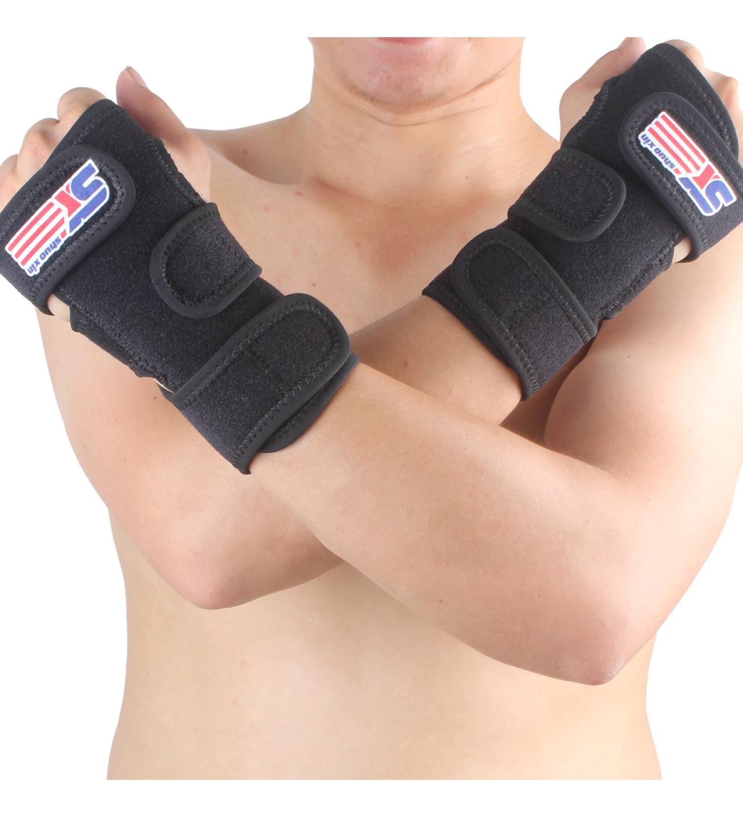 ShuoXin Medical Carpal Tunnel Wrist Brace Support - Black (Left) Forearm Splint for Sprain Relief | International Shipping Available - Buy Online on GoSupps.com