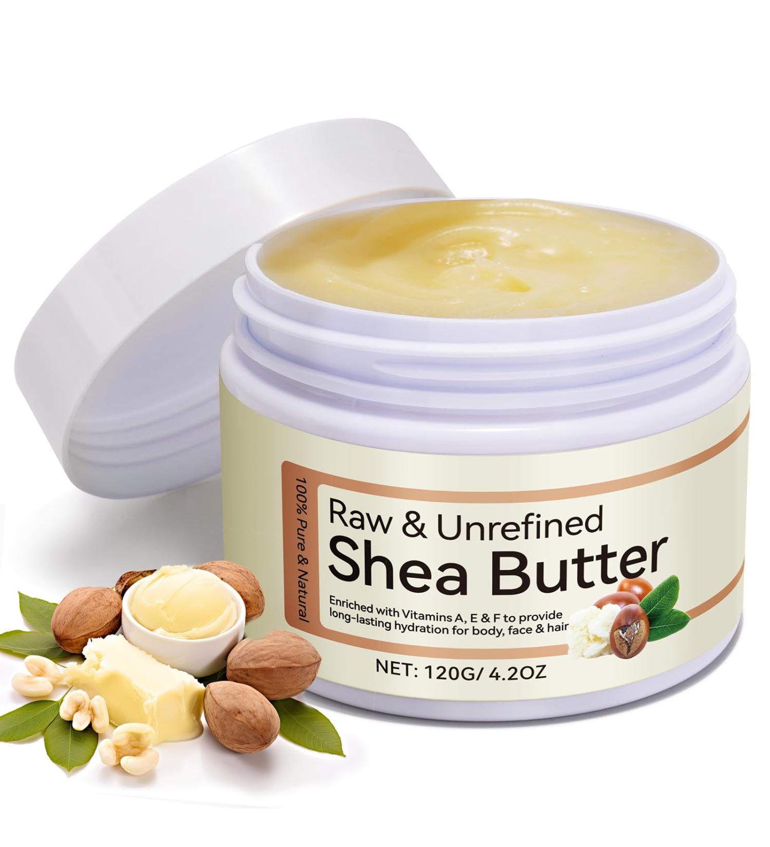 African Shea Butter 4.2oz Ivory Grade A Pure Natural Raw & Unrefined Body Butter for Dry and Cracked Skin - Moisturizing Shea Butter - Deep Nourishing Body Hair and Face 4.2 Ounce (Pack of 1) - Buy Online on GoSupps.com