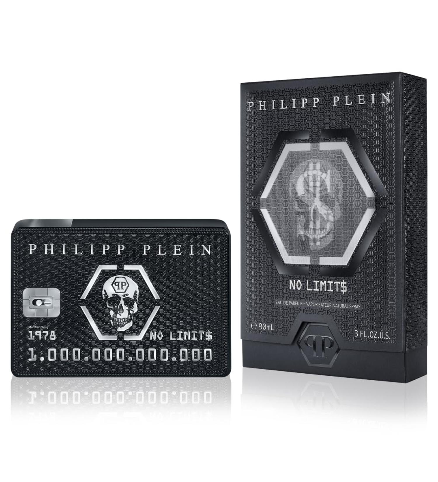 Philipp Plein Eau de Parfum No Limits 90 ml Parfum Homme Notes Orientales et Bois es Un Tatouage Olfactif Ind l bile et Sensuel Bois Oriental Flacon en Verre Laqu Noir Citrus 3 Fl Oz (Pack of 1) - Buy Online on GoSupps.com