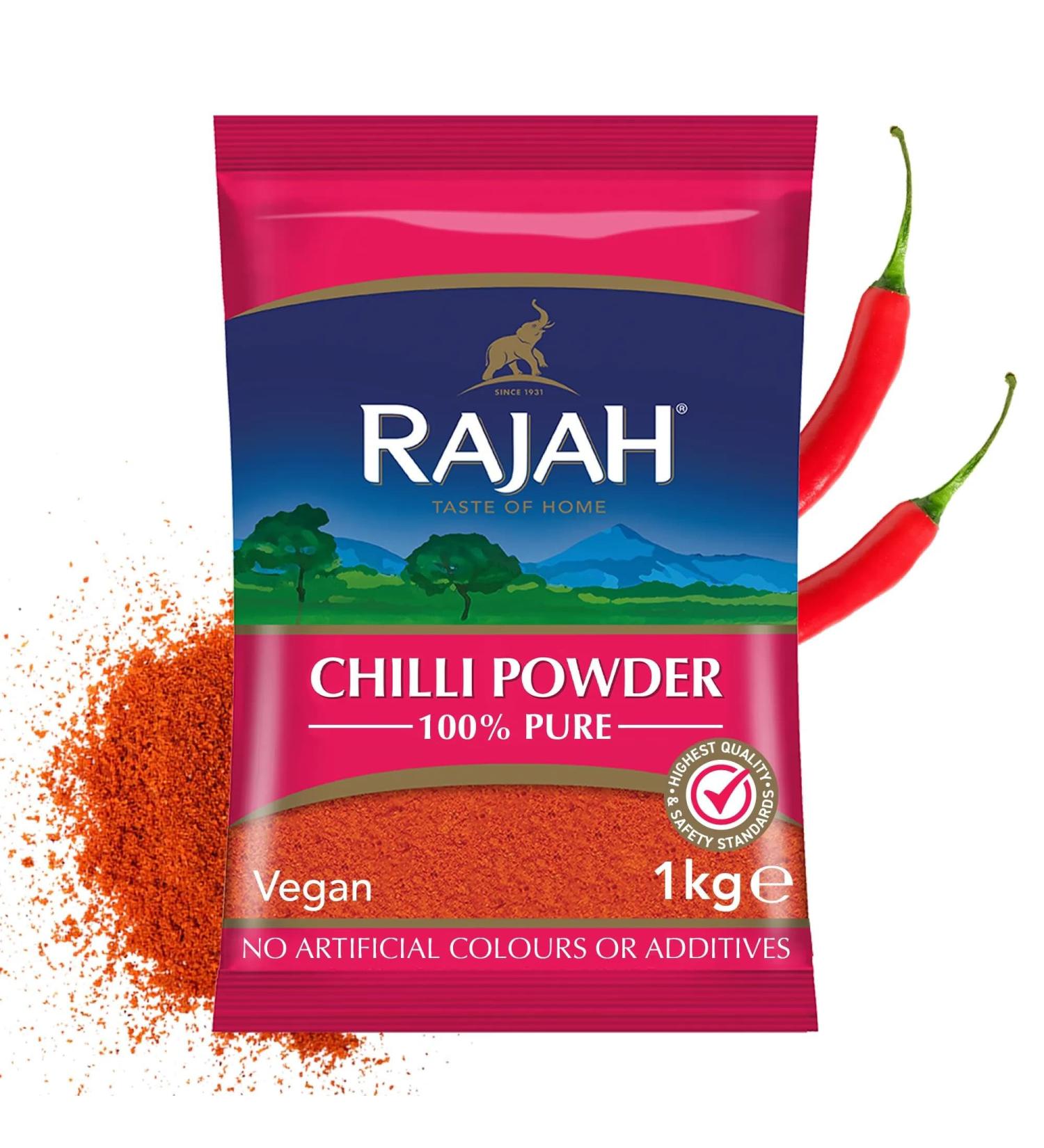 Rajah Poudre de piment | Poudre de Lal Mirch | Poudre mirch | Chilli | Poudre de piment rouge | Poudre de piment chaud | (1 kg) - Buy Online on GoSupps.com