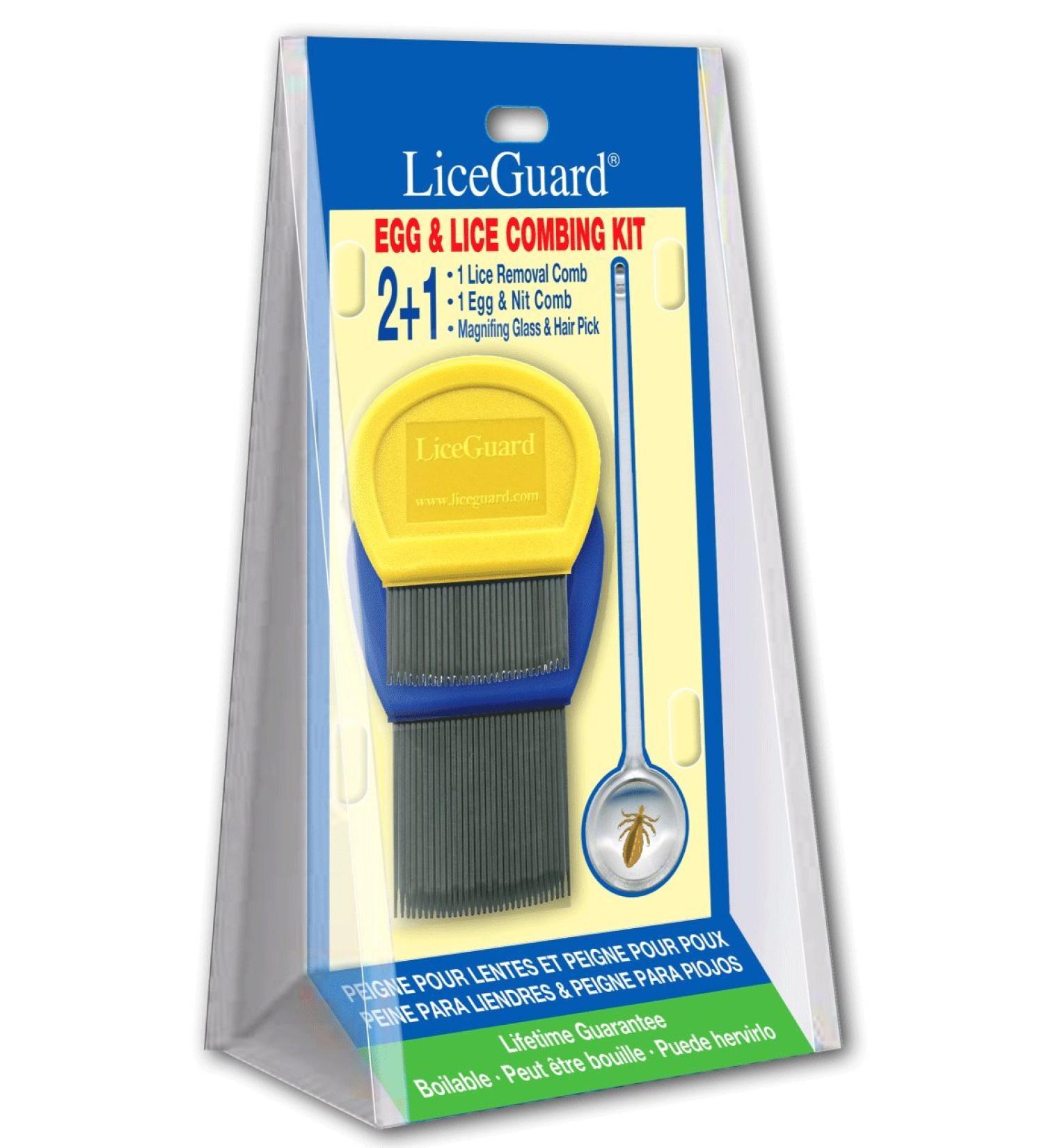 LiceGuard Lice & Egg Combing Kit - Effective Lice Removal Solution - Buy Online on GoSupps.com