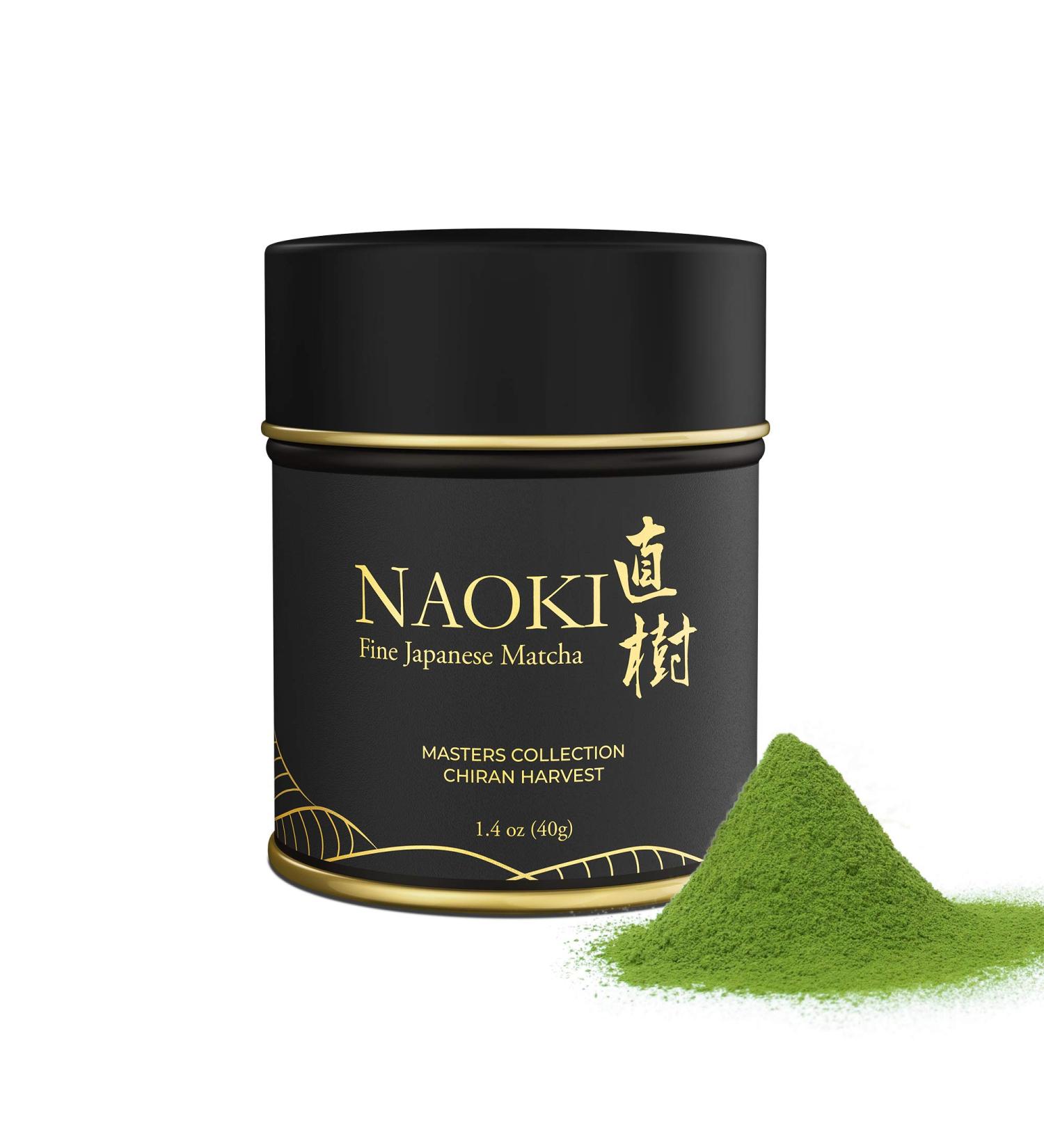 Naoki Matcha Chiran Harvest Masters Collection: Authentic Japanese Ceremonial Grade Matcha Green Tea Powder - 40g/1.4oz from Kagoshima Japan - Buy Online on GoSupps.com