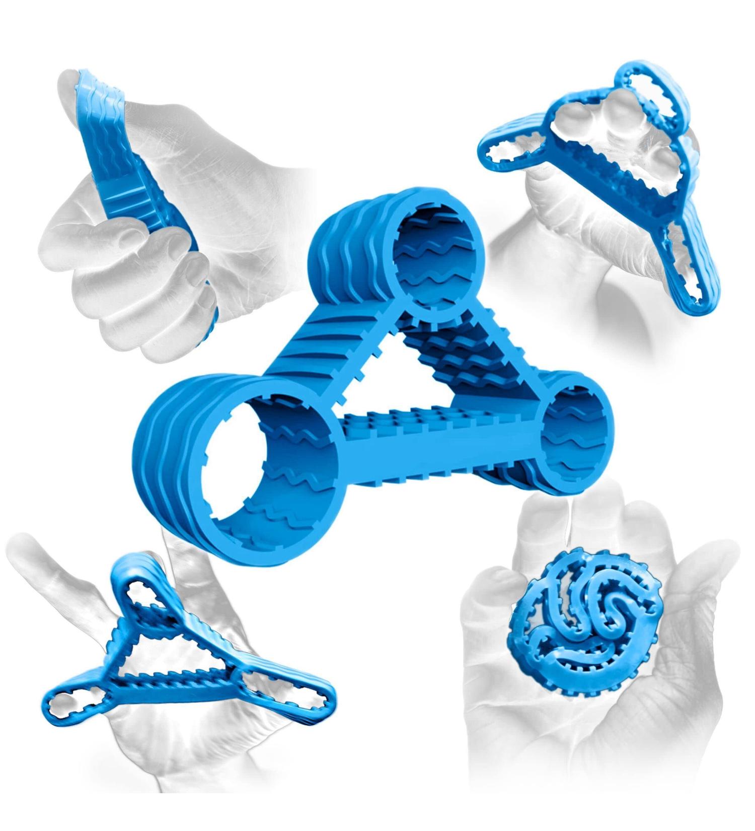 Doctor Designed Try-Angle #1 Hand Grip Strengthener - Finger Exerciser & Trainer for Wrist & Forearm Strength - Relieve Wrist Pain, Carpal Tunnel - Orthopedic Surgeon Engineered & Patented - Buy Online on GoSupps.com