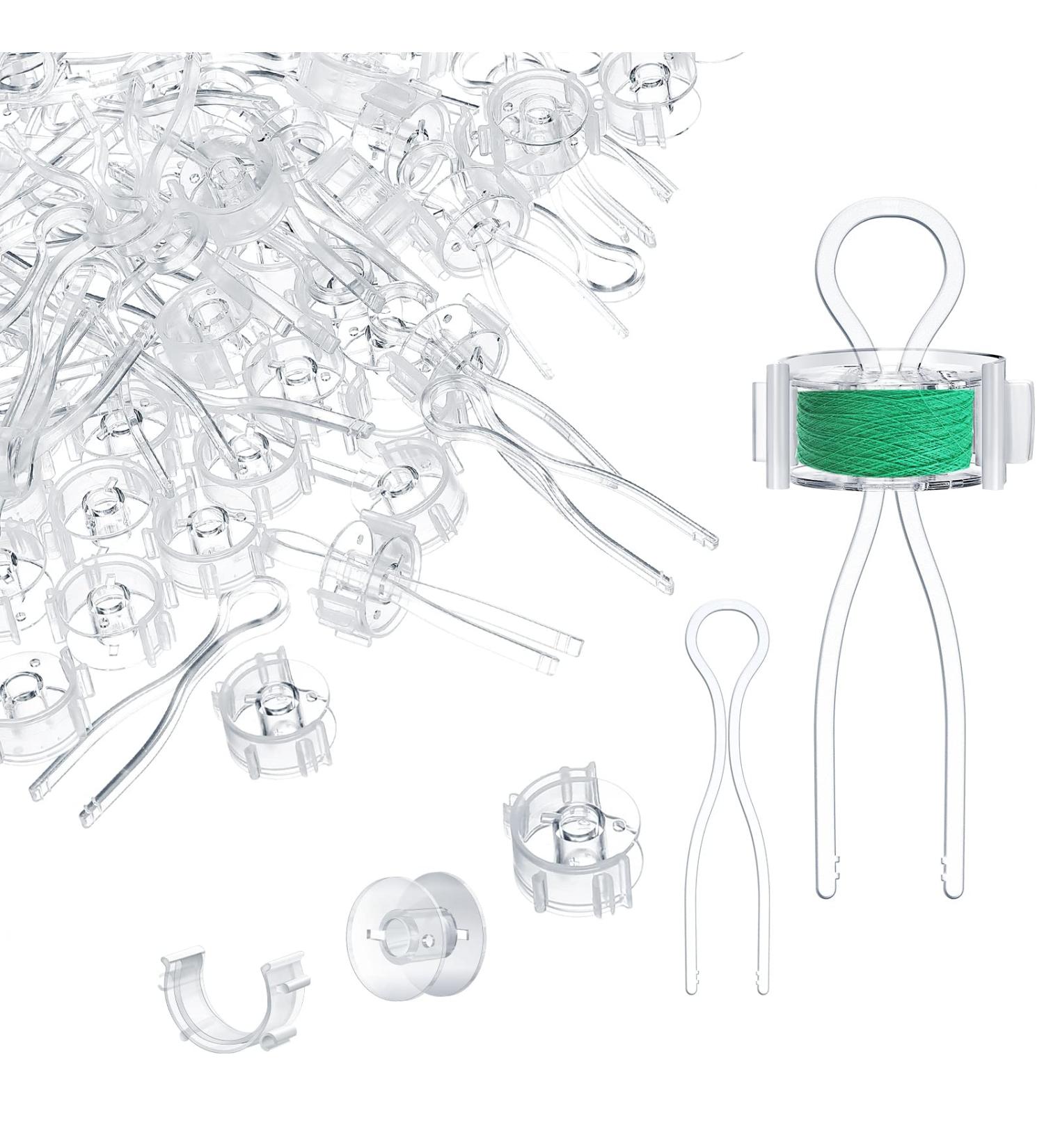 180 Pcs Bobbin Clips & Thread Buddies Set for Sewing Machine - Organize & Hold Bobbin Thread with Bobbin Holders - Sewing Accessories for Thread Spool Organization - Buy Online on GoSupps.com
