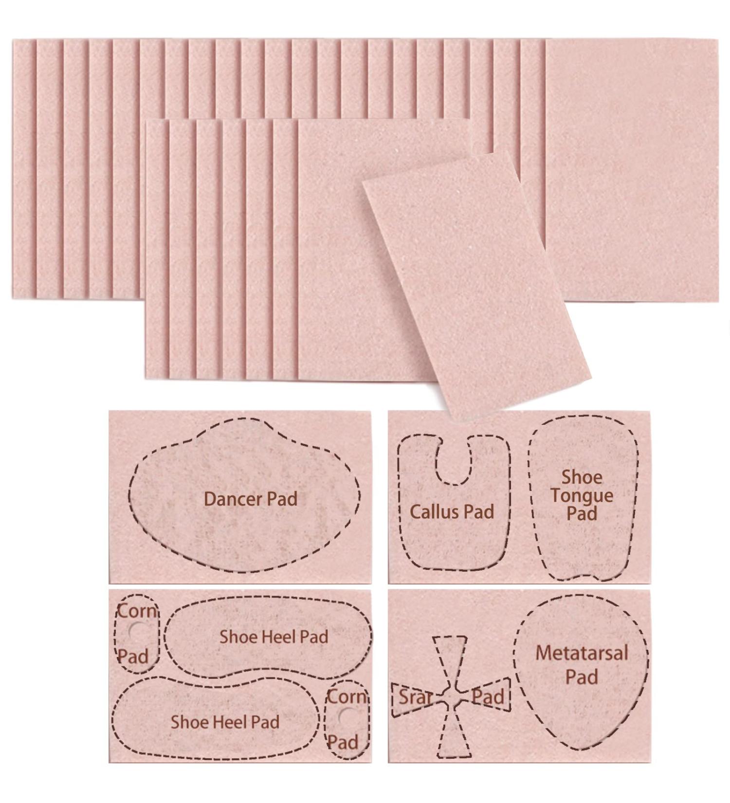 30 Sheets Moleskin Tape Blister Pads for Feet - Shoe Boots Hiking Outdoor - Buy Online on GoSupps.com